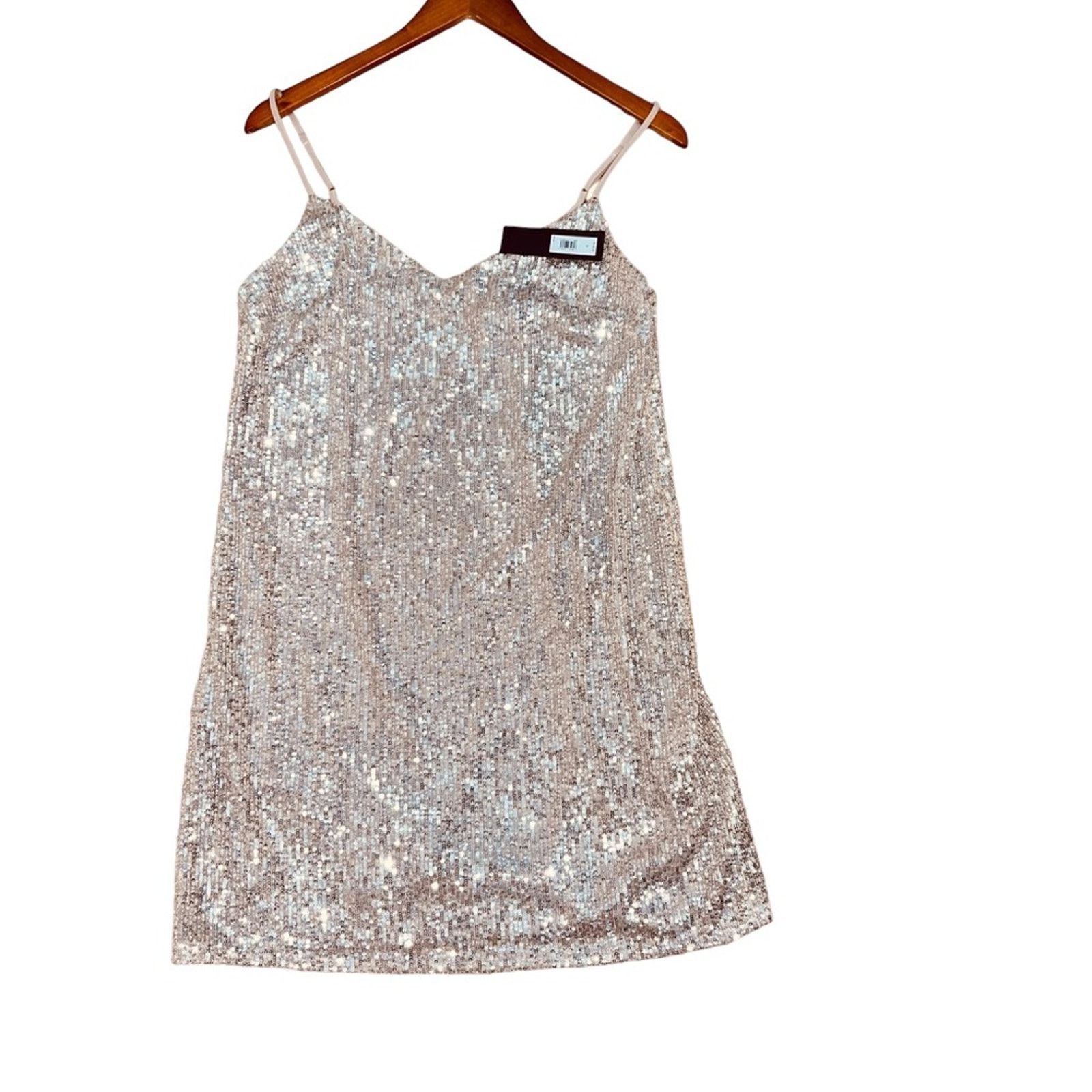 Banana Republic Banana Republic Sequin Slip Formal Cocktail Dress Size S / US 4 / IT 40 - 3 Thumbnail