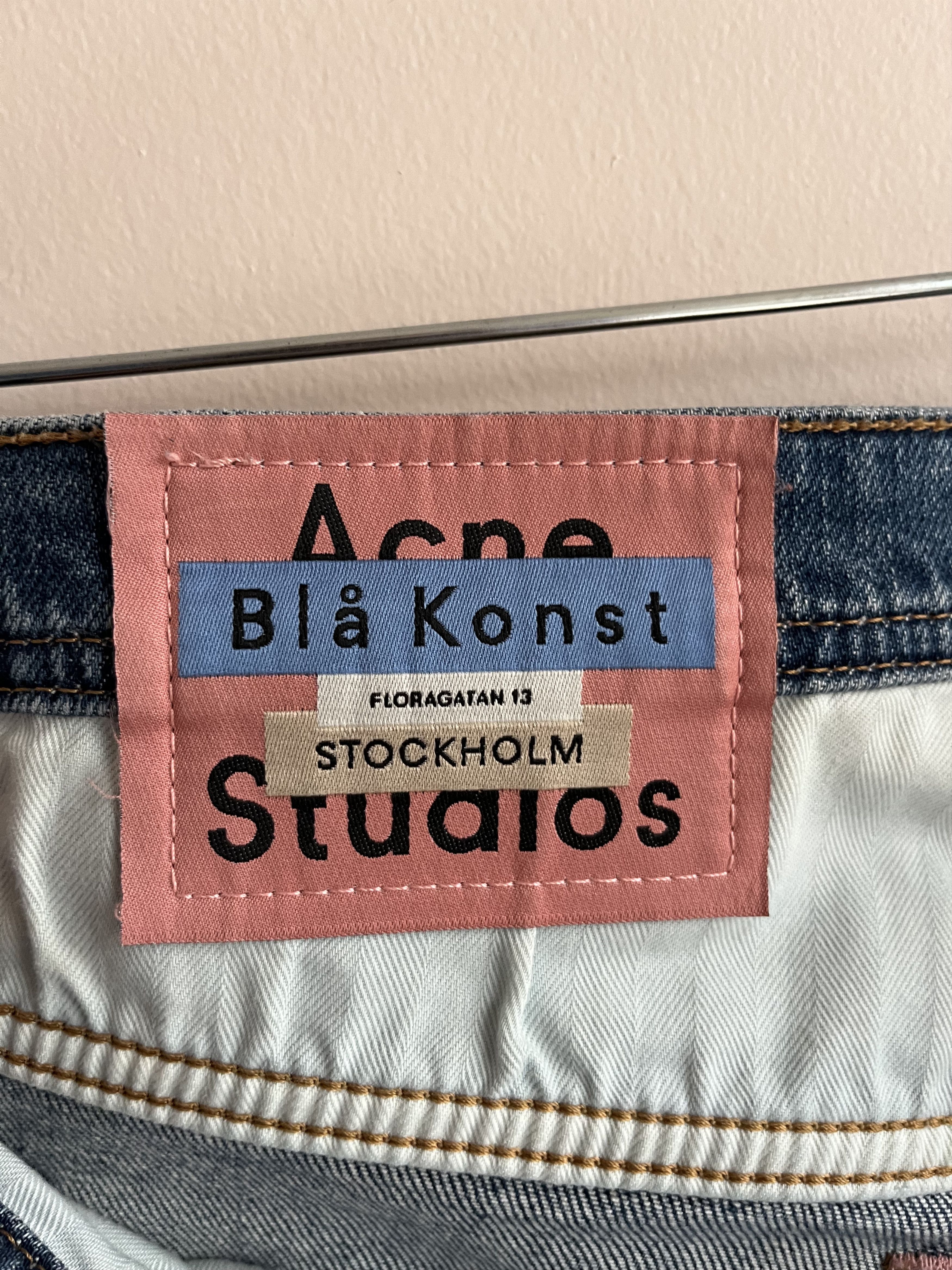 ACNE STUDIOS CROPPED NORTH JEANS SIZE 31