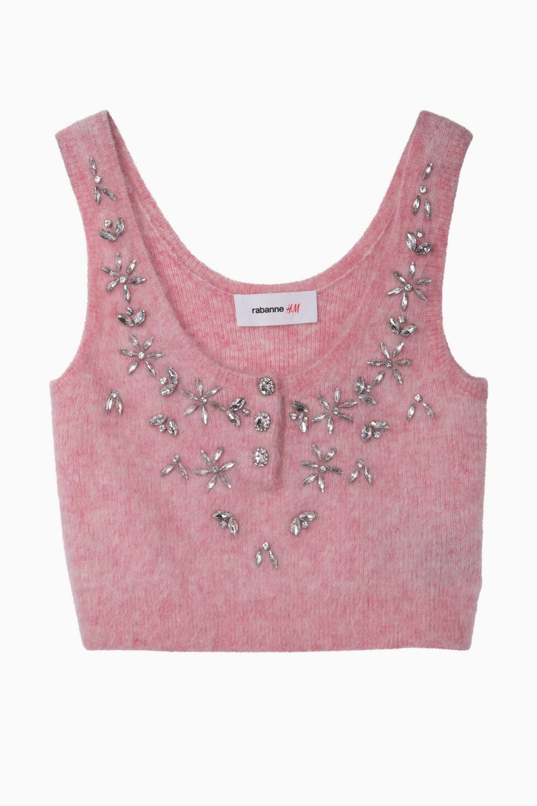 Designer × Paco Rabanne Paco Rabanne x H&M mohair wool blend NWT tank top vest Size M / US 6-8 / IT 42-44 - 2 Thumbnail