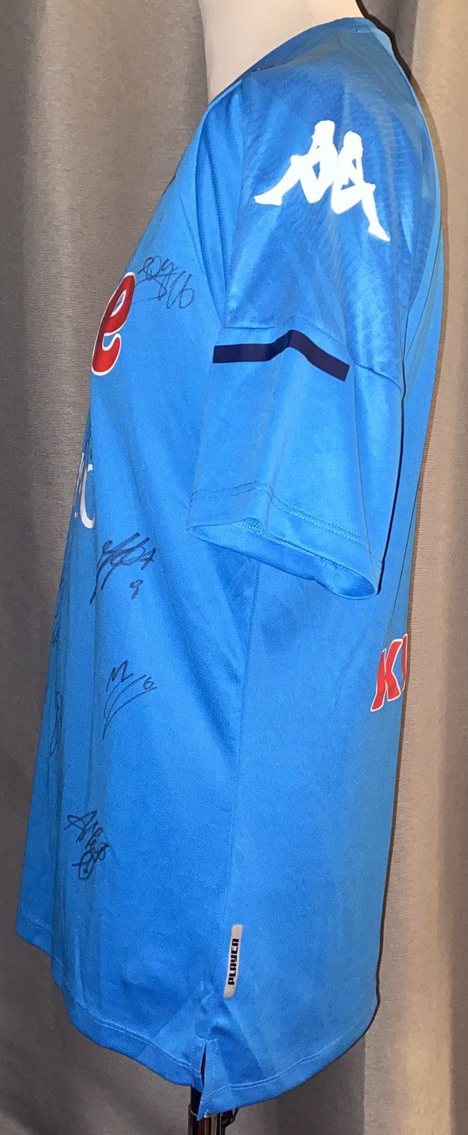 Kappa SSC Napoli FC - Squad Signed Shirt - 2020/21 - Large Size US L / EU 52-54 / 3 - 15 Thumbnail
