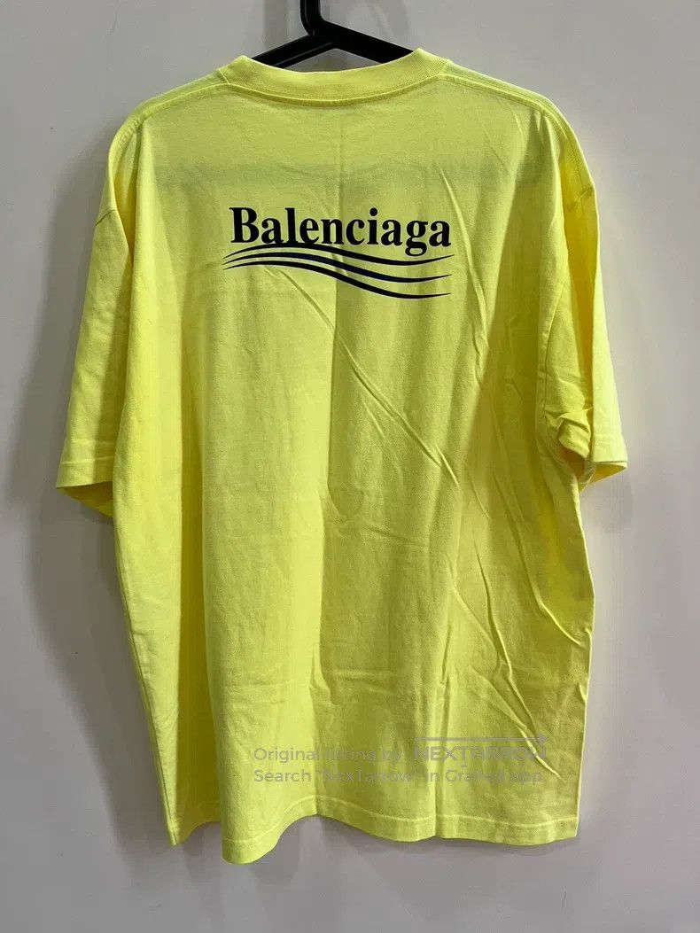 Balenciaga Balenciaga Fluorescent yellow Coca-Cola short-sleeve Size US M / EU 48-50 / 2 - 1 Thumbnail