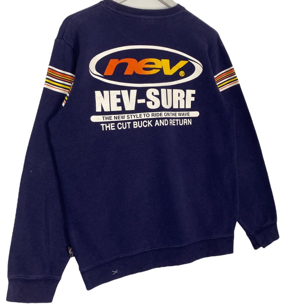 Vintage Vintage NEV Surfboard Sweatshirt Crewneck Black Pullover SzM Size US M / EU 48-50 / 2 - 6 Thumbnail
