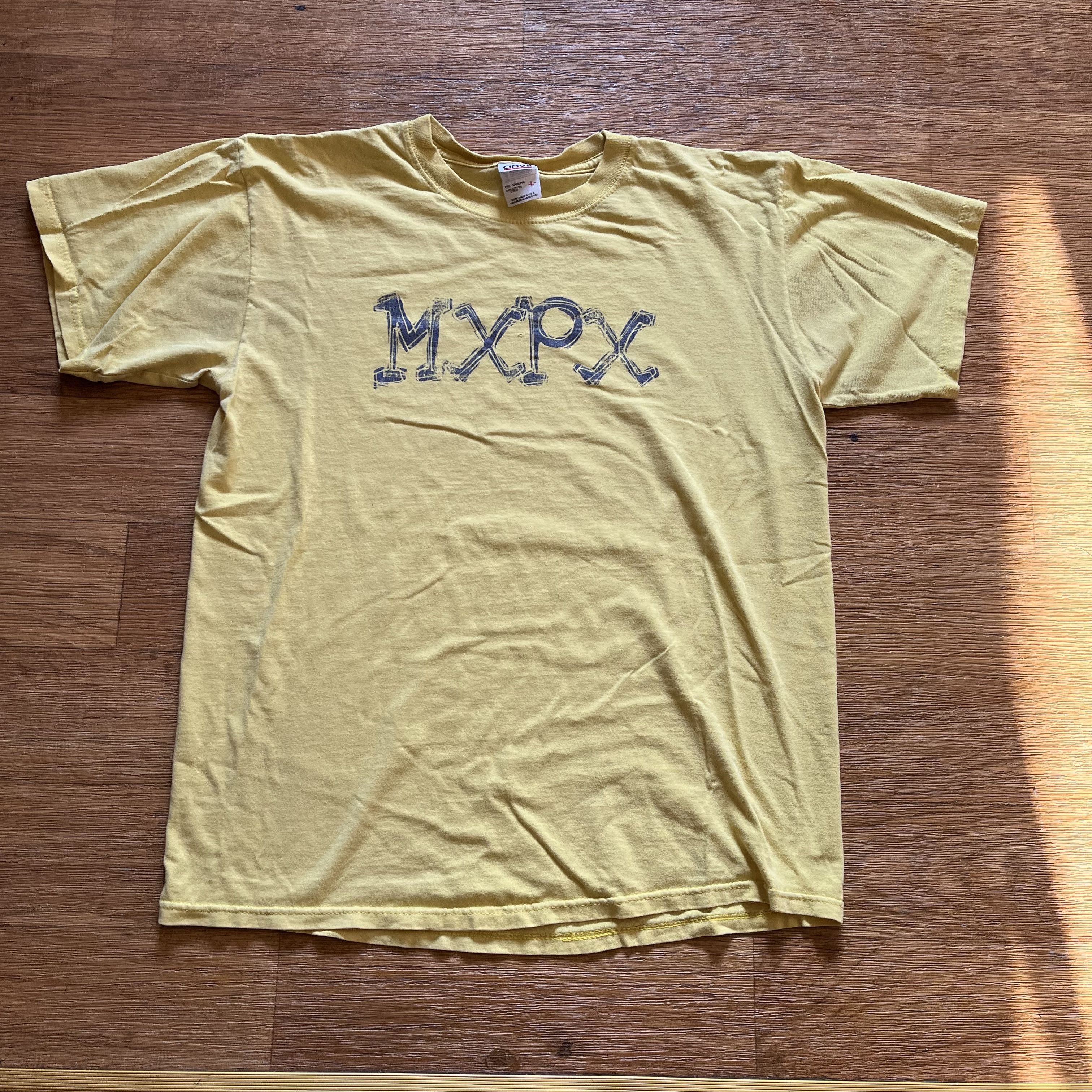 Anvil RARE Vintage 2000 Yellow MXPX Shirt Size US L / EU 52-54 / 3 - 1 Thumbnail