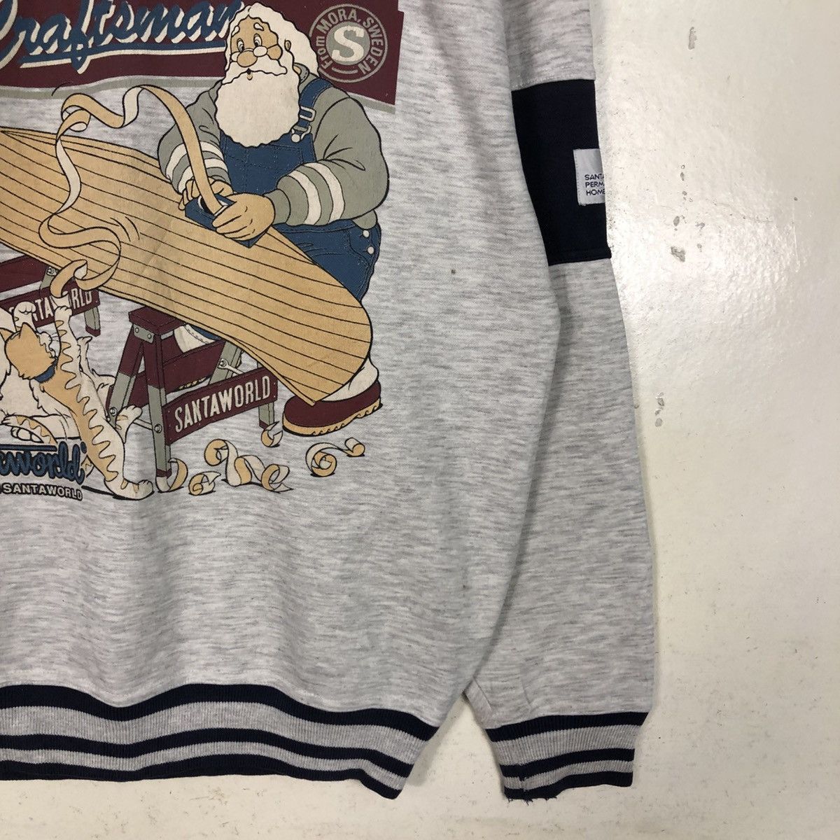 Vintage 📌Vintage 1984 Sweatshirt Santaworld Big Logo Embroidery Size US M / EU 48-50 / 2 - 7 Thumbnail
