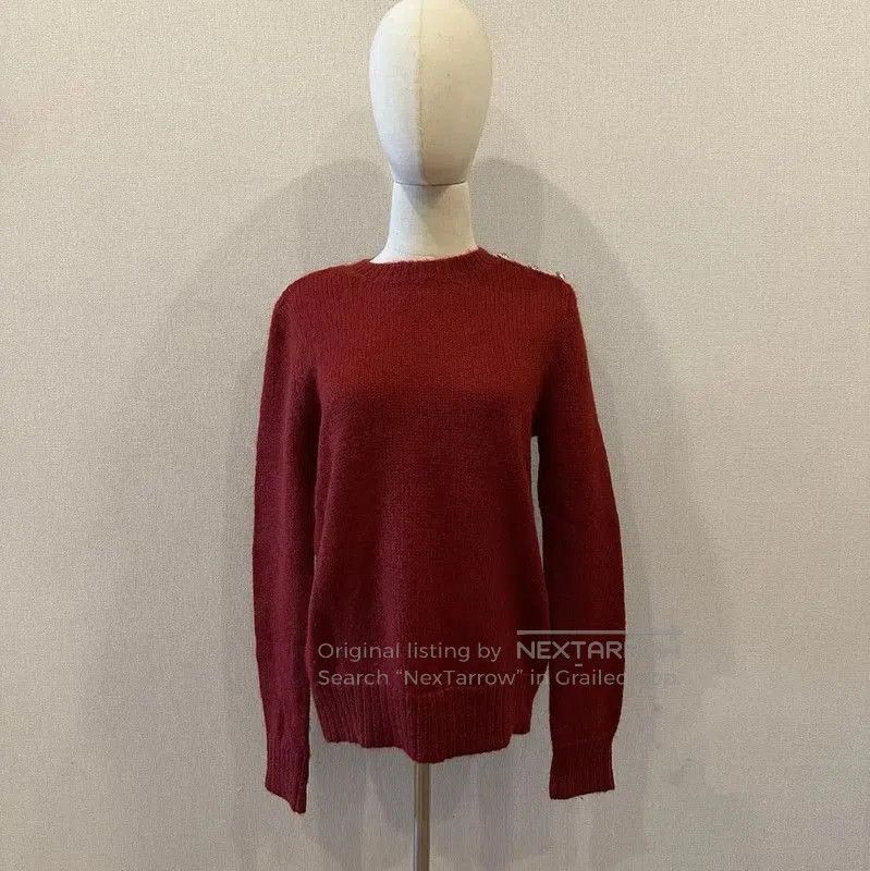 Balmain Balmain Red Cotton Blend Women's Sweatshirt . Size XS / US 0-2 / IT 36-38 - 1 Thumbnail