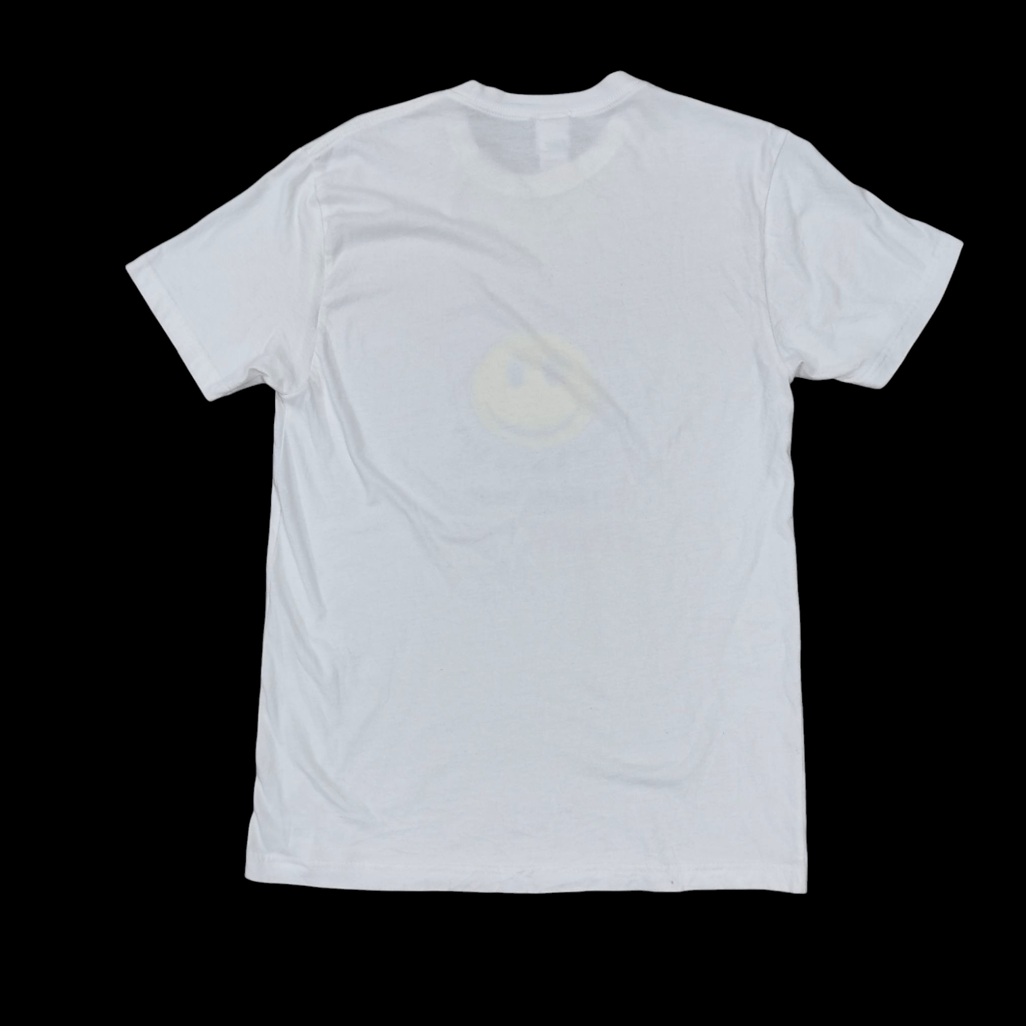 Designer Thank You Smiley Face Swarovski Crystal Embellished T-shirt Size S / US 4 / IT 40 - 5 Thumbnail