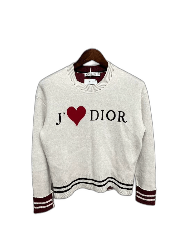 Dior Dior Cashmere Sweater with Heart Logo-2506 Size US S / EU 44-46 / 1 - 1 Thumbnail