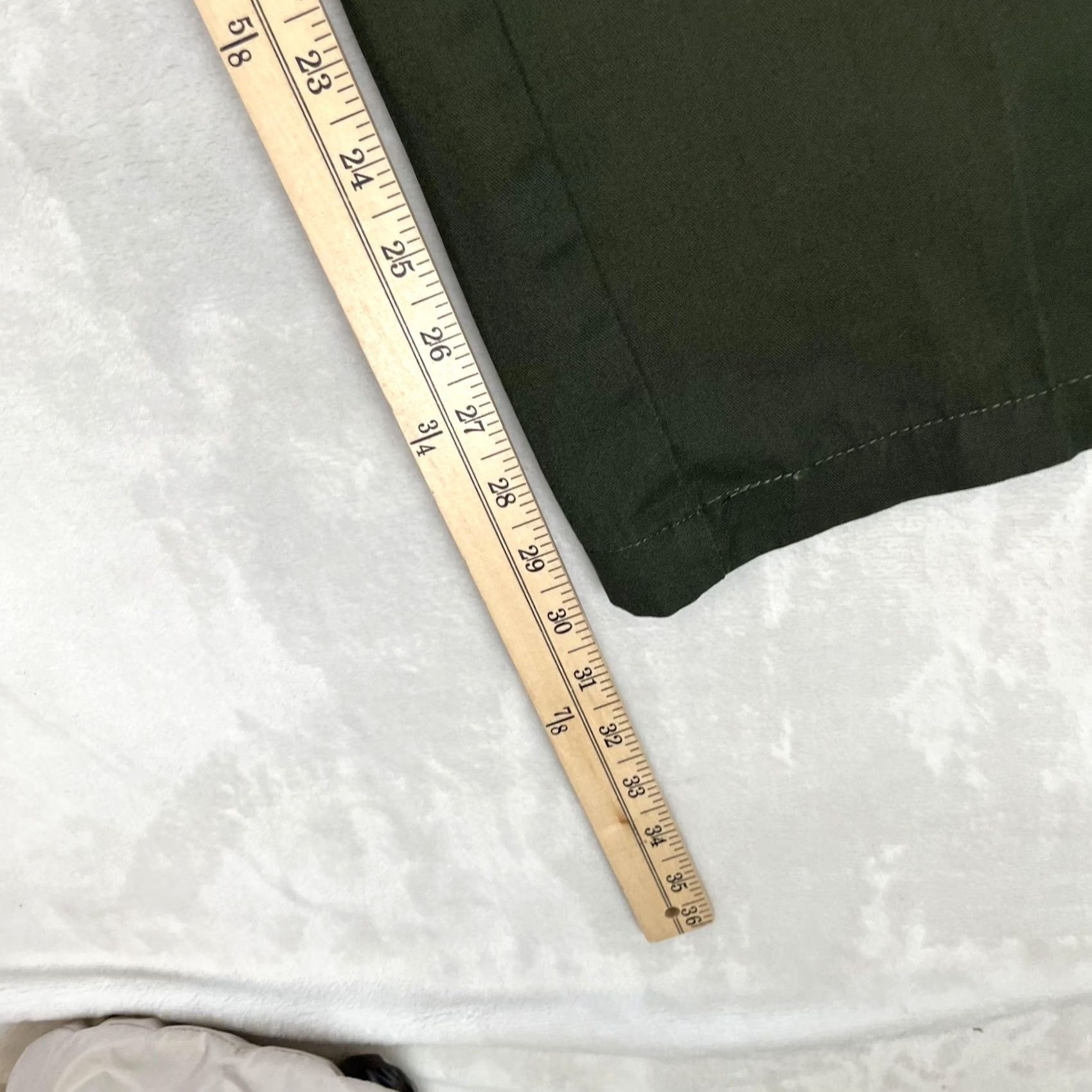 Vintage VINTAGE Topps Cargo Pants Mens 38x30 Green Workwear Made USA Pants Mens 38 Green Cargo Pocket Zipper Flat Front Relaxed 65% Polyester 35% Cotton Size US 38 / EU 54 - 4 Thumbnail