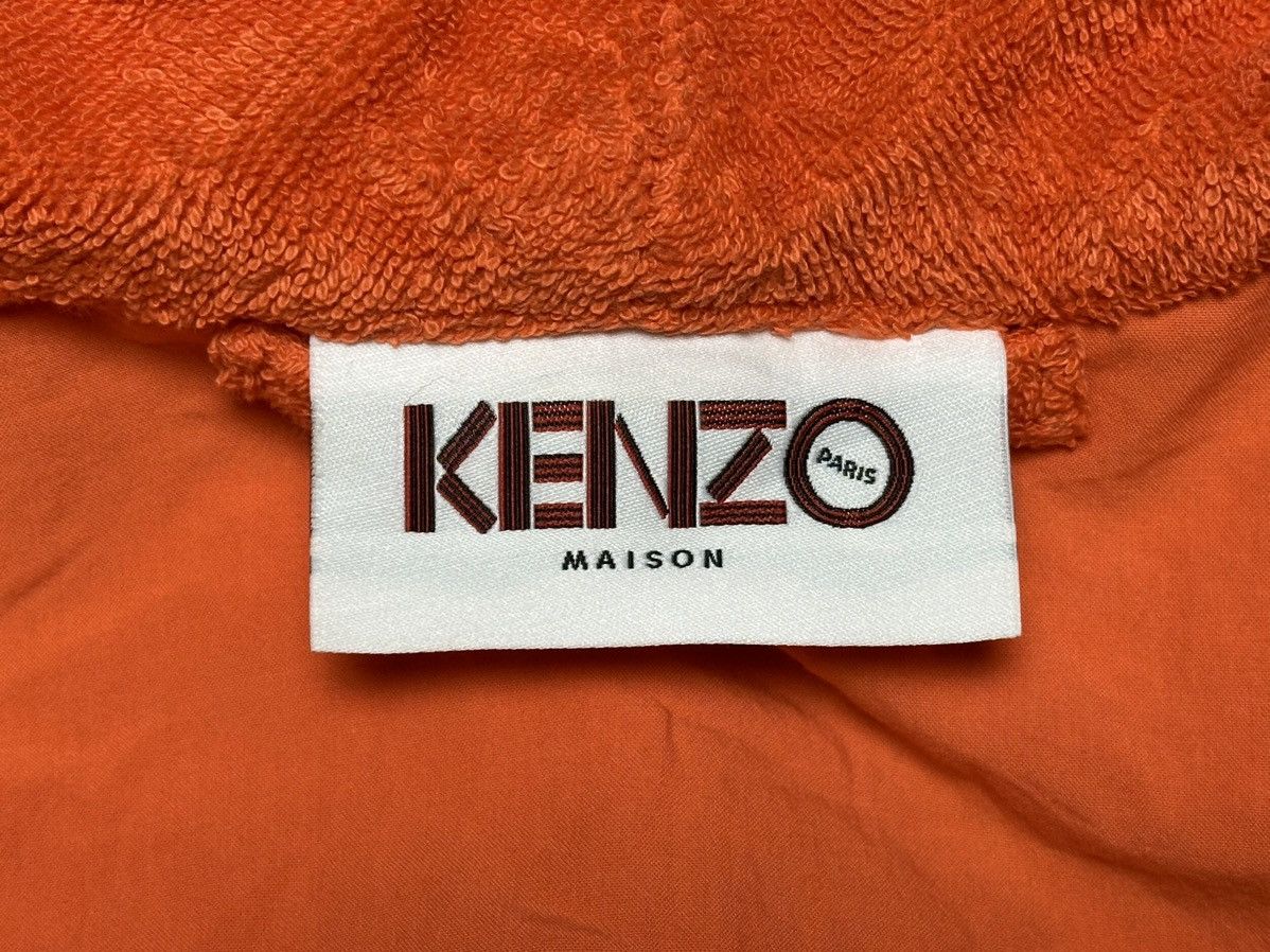 Kenzo Kenzo Paris Maison Tiger Big Logo Embroidery Bathrobe Size US S / EU 44-46 / 1 - 10 Thumbnail