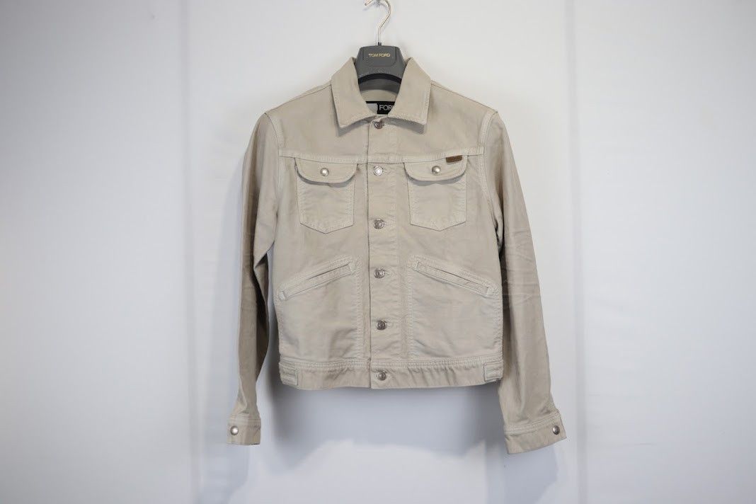 Tom Ford o1rshd1 Jacket in Stone Color Size US S / EU 44-46 / 1 - 2 Thumbnail