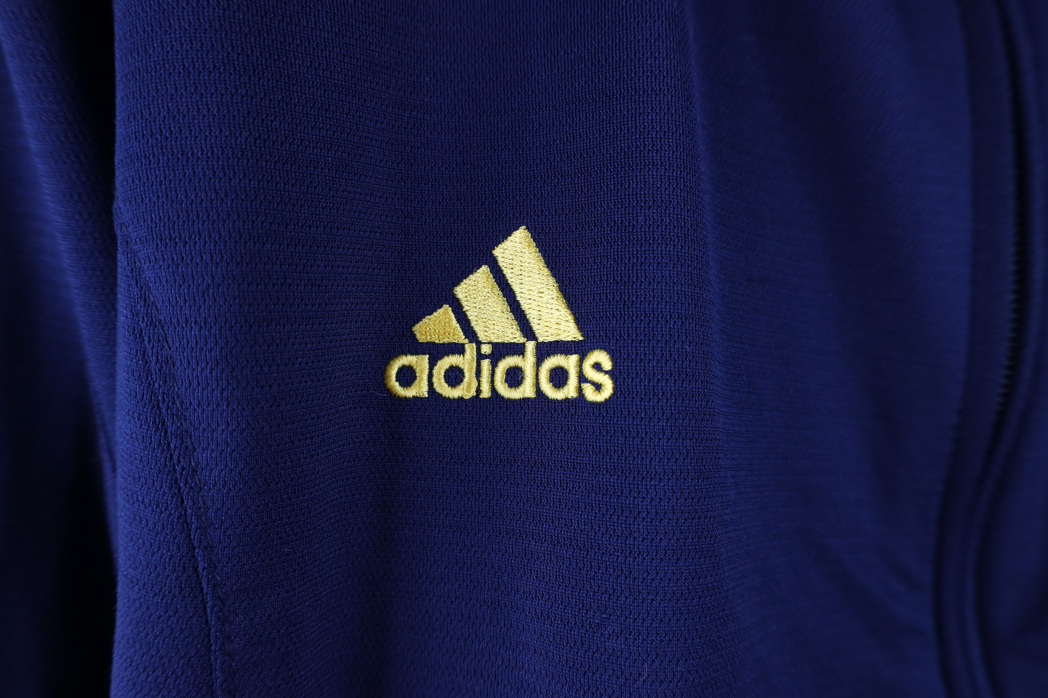 Adidas × Vintage Adidas University of Michigan Football Full Zip Jacket Size US XXL / EU 58 / 5 - 6 Thumbnail