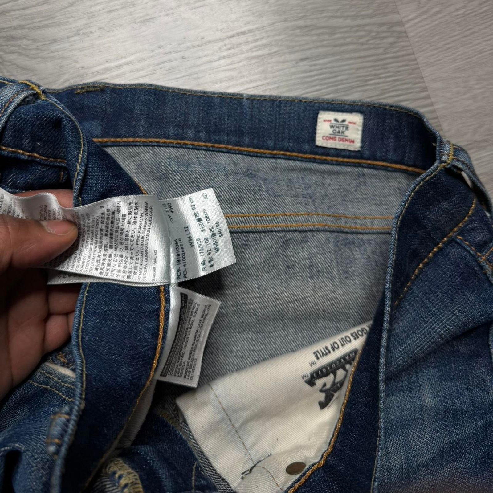 Levi's Levi’s Strauss 541 Athletic Taper White Oak Cone Denim Jeans Size US 36 / EU 52 - 3 Thumbnail