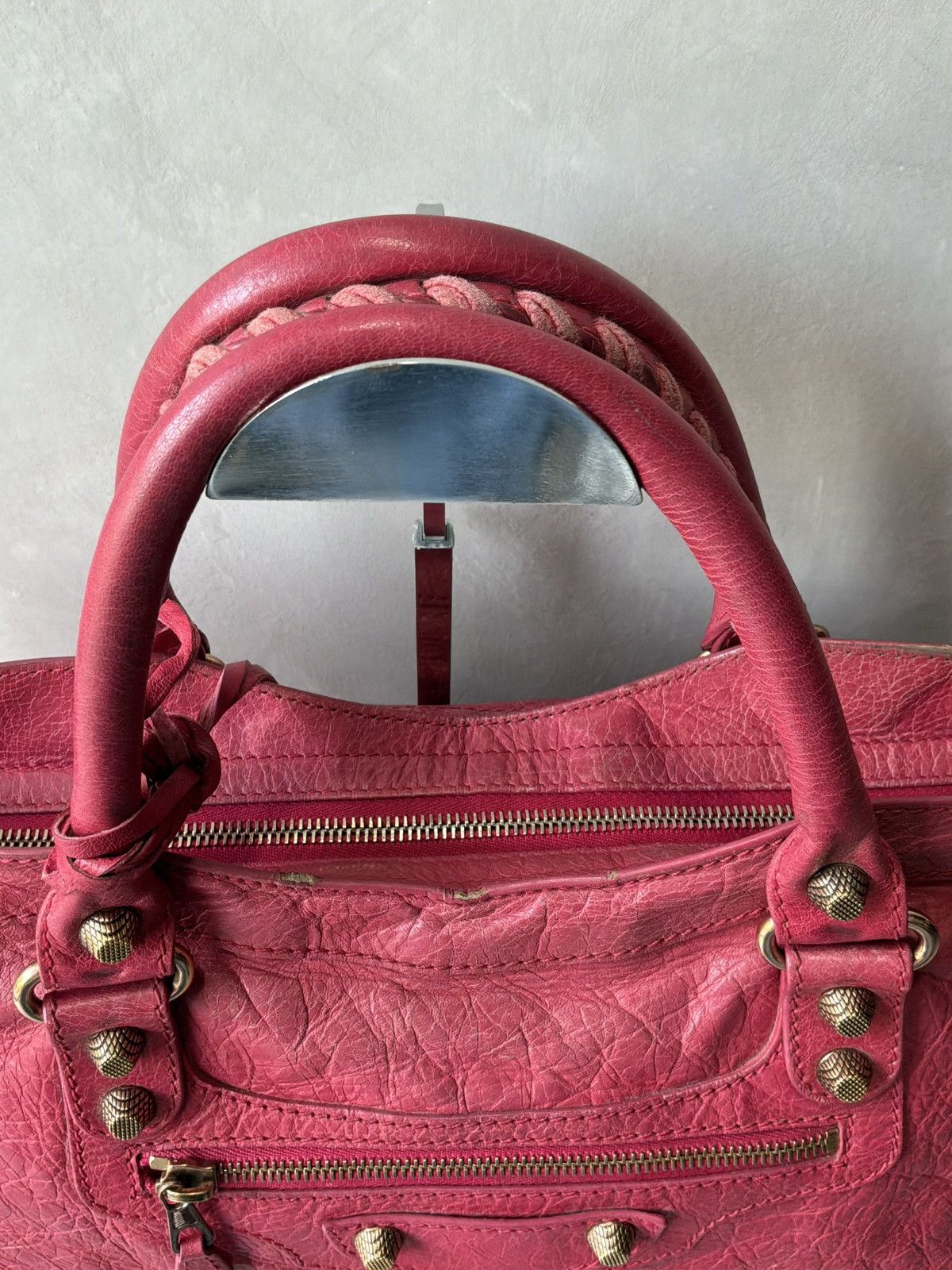 Balenciaga Balenciaga - Classic City Pink Lambskin Bag Size ONE SIZE - 10 Thumbnail