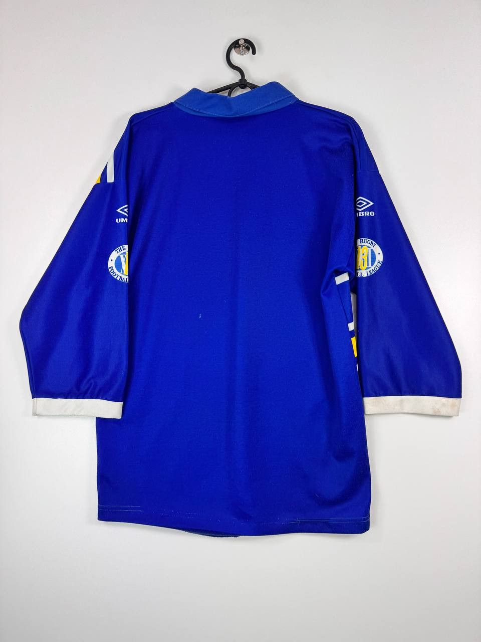 Umbro Leeds Rugby League 1990s Home Shirt Jersey Umbro Carling L Size US L / EU 52-54 / 3 - 6 Thumbnail