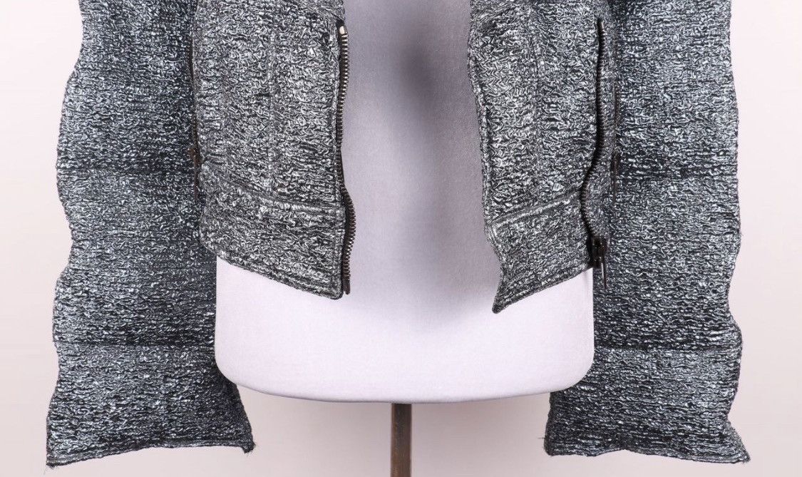 Burberry Prorsum RARE Sample Burberry Prorsum Metallic Biker Jacket Cropped Size S / US 4 / IT 40 - 3 Thumbnail