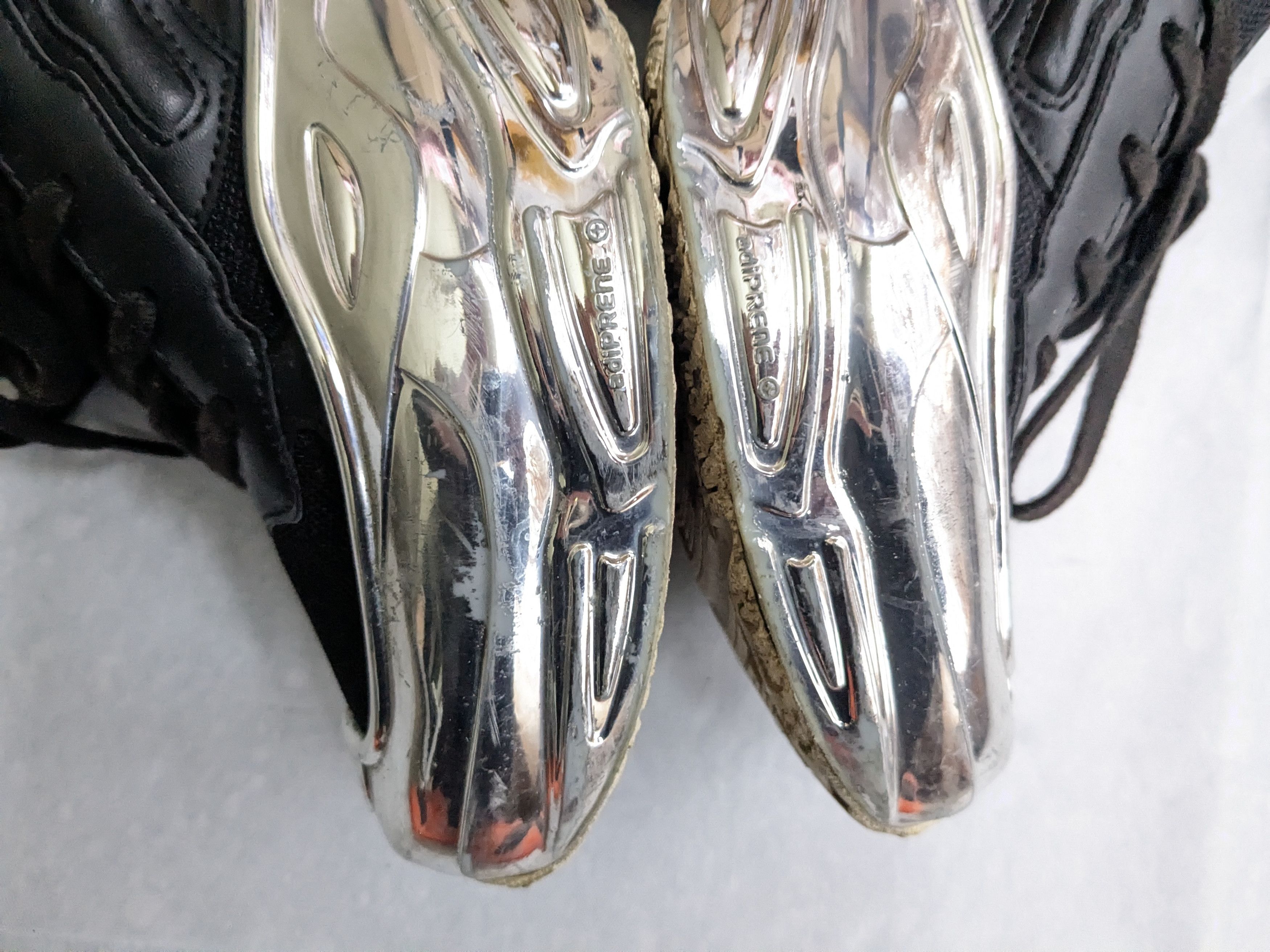 Raf Simons Adidas x Raf Simons Ozweego Mirrored Black Silver EE7944 Size US 8 / EU 41 - 10 Thumbnail