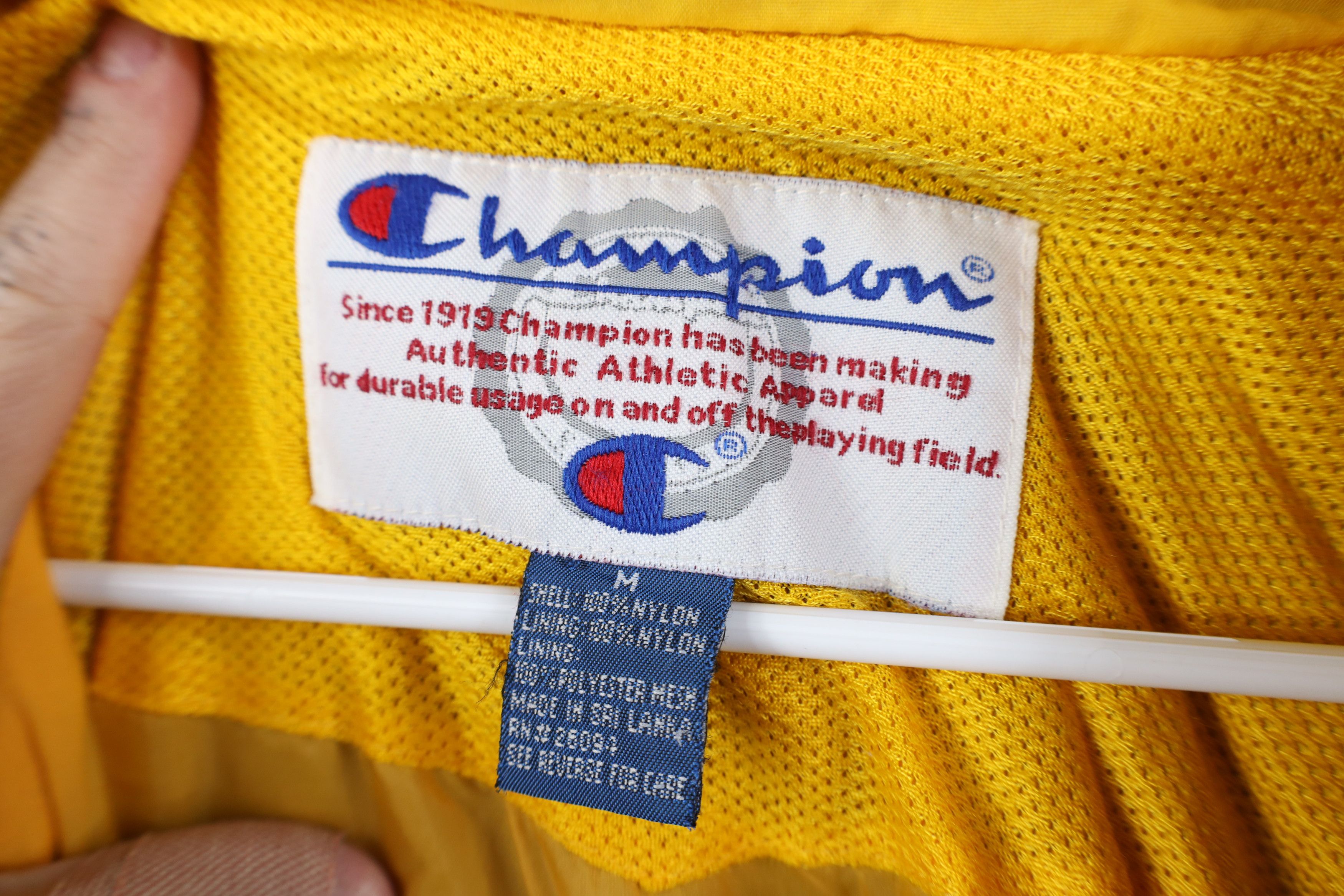 Champion Vintage 90s Champion Hooded Windbreaker Parka Jacket Blue Size US M / EU 48-50 / 2 - 10 Thumbnail