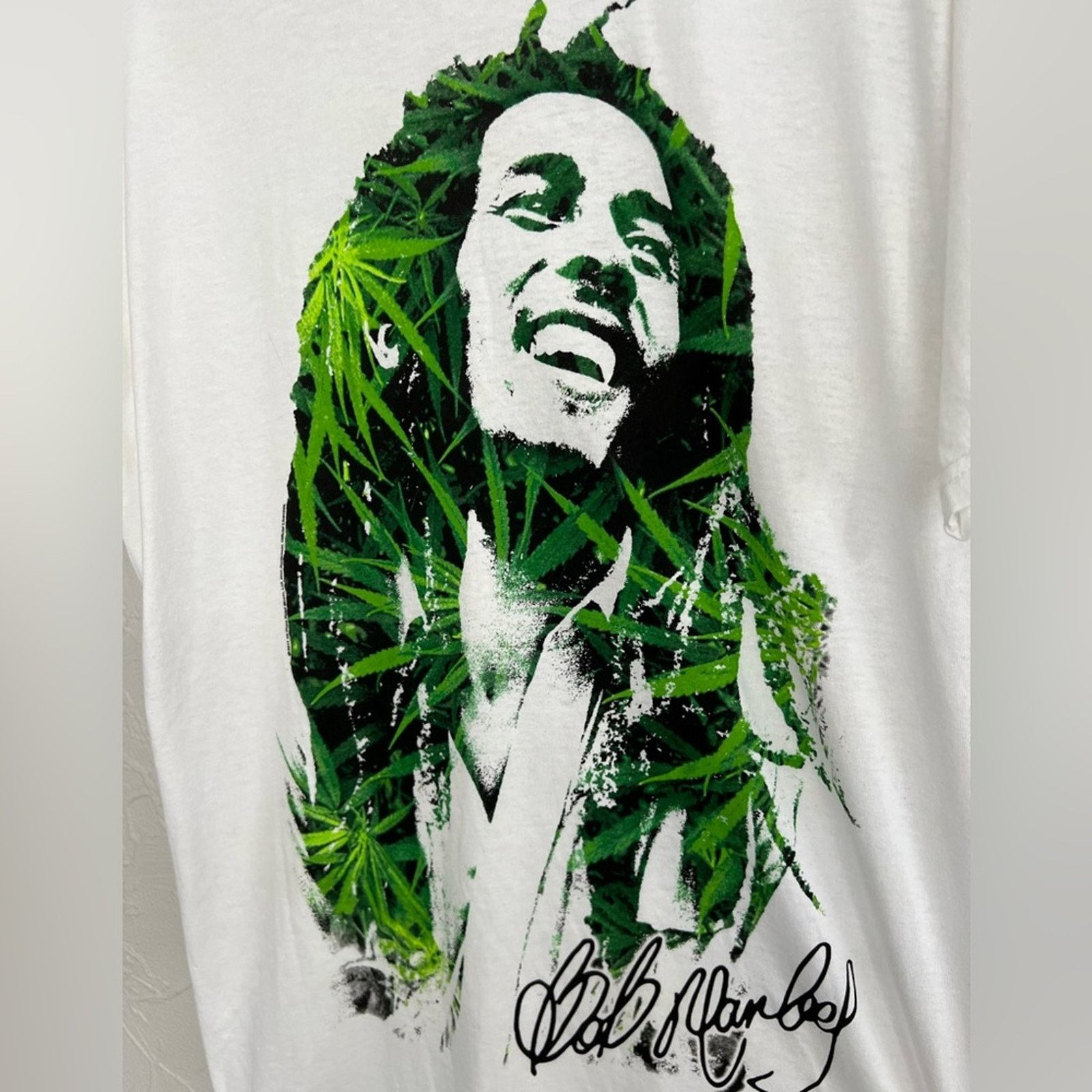 Zion Rootswear Bob Marley Shirt Adult XL White Y2K Zion Tee Shirt Mens Size US XL / EU 56 / 4 - 3 Thumbnail