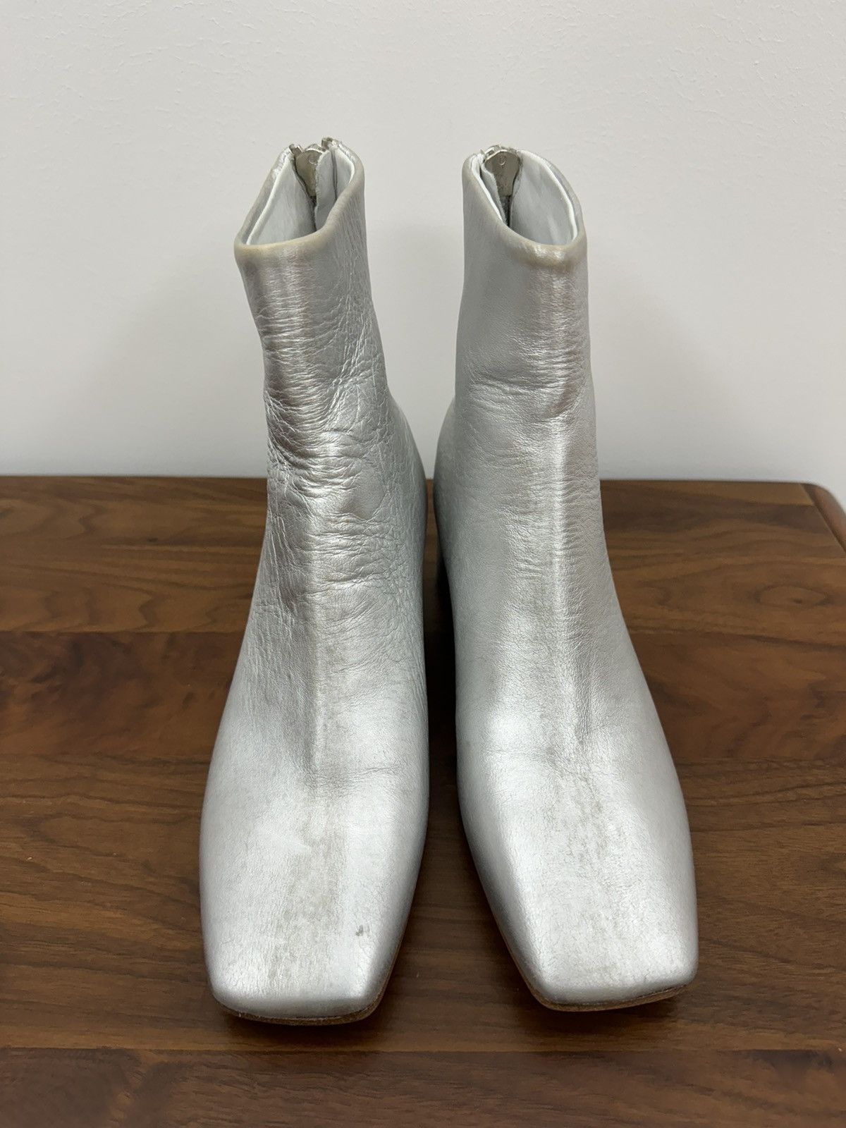 Maison Margiela Maison Margiela MM6 Sliver Square Toe boots Heels Size US 6.5 / IT 36.5 - 2 Thumbnail