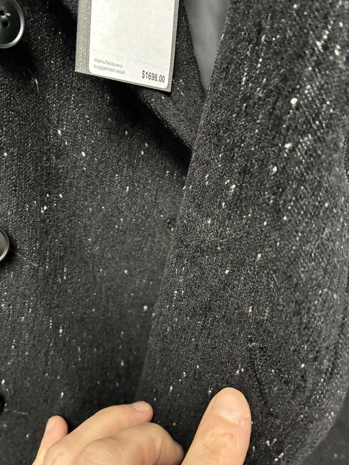 John Varvatos Hart Double Breasted Peacoat EU 48 USA 38 Size US M / EU 48-50 / 2 - 7 Thumbnail