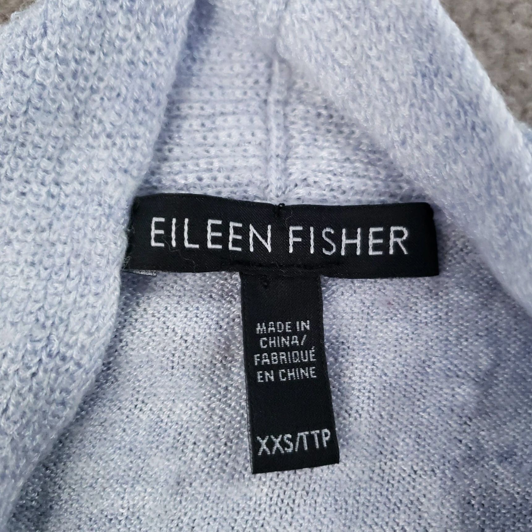 Eileen Fisher EILEEN FISHER Cardigan Sweater Womens M Purple Open Front Classic Knit Size M / US 6-8 / IT 42-44 - 5 Thumbnail