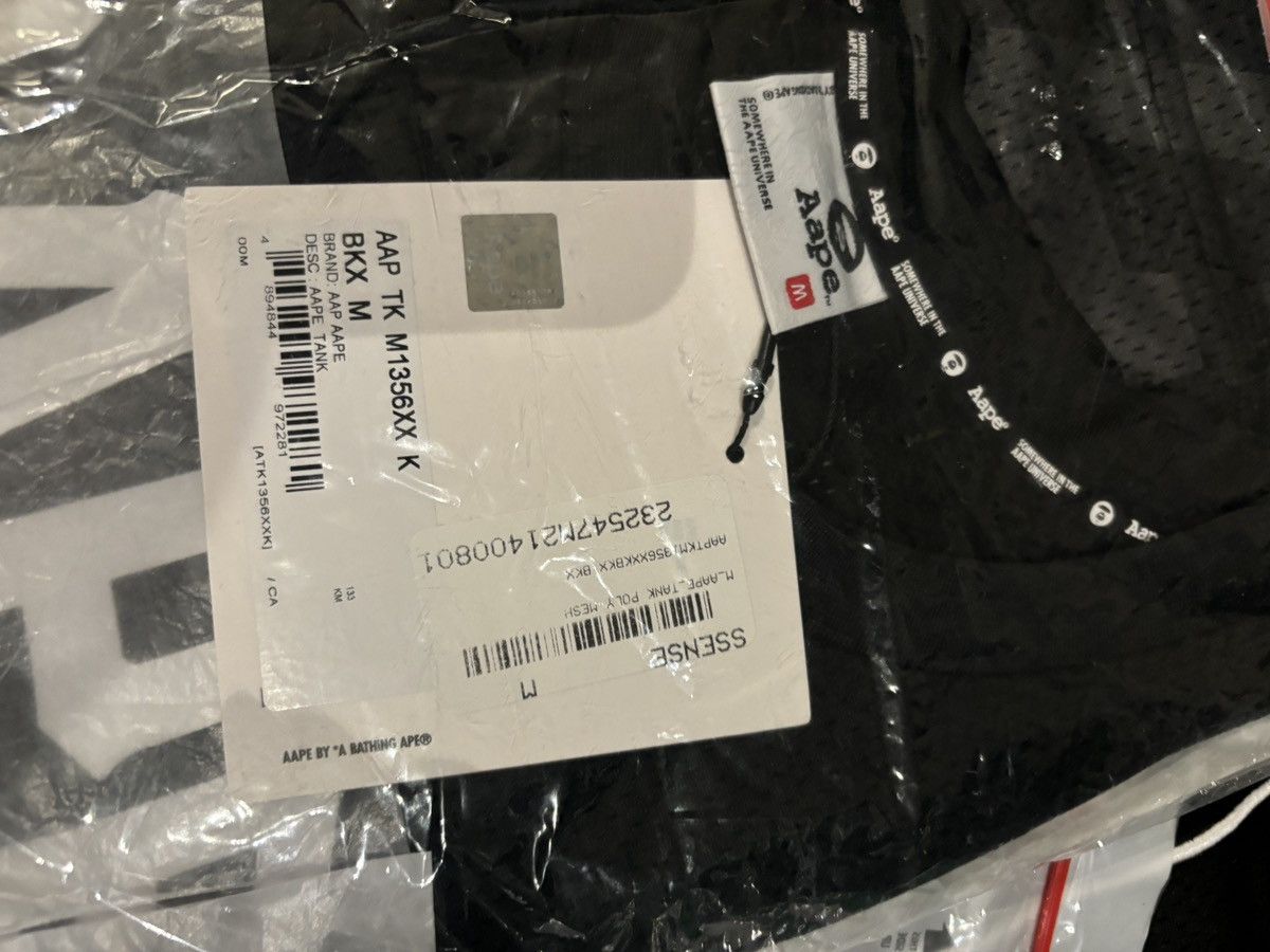 Aape Aape by Bathing Ape Poly Mesh Tank Top Sleeveless #10 MWT LE Size US M / EU 48-50 / 2 - 12 Thumbnail