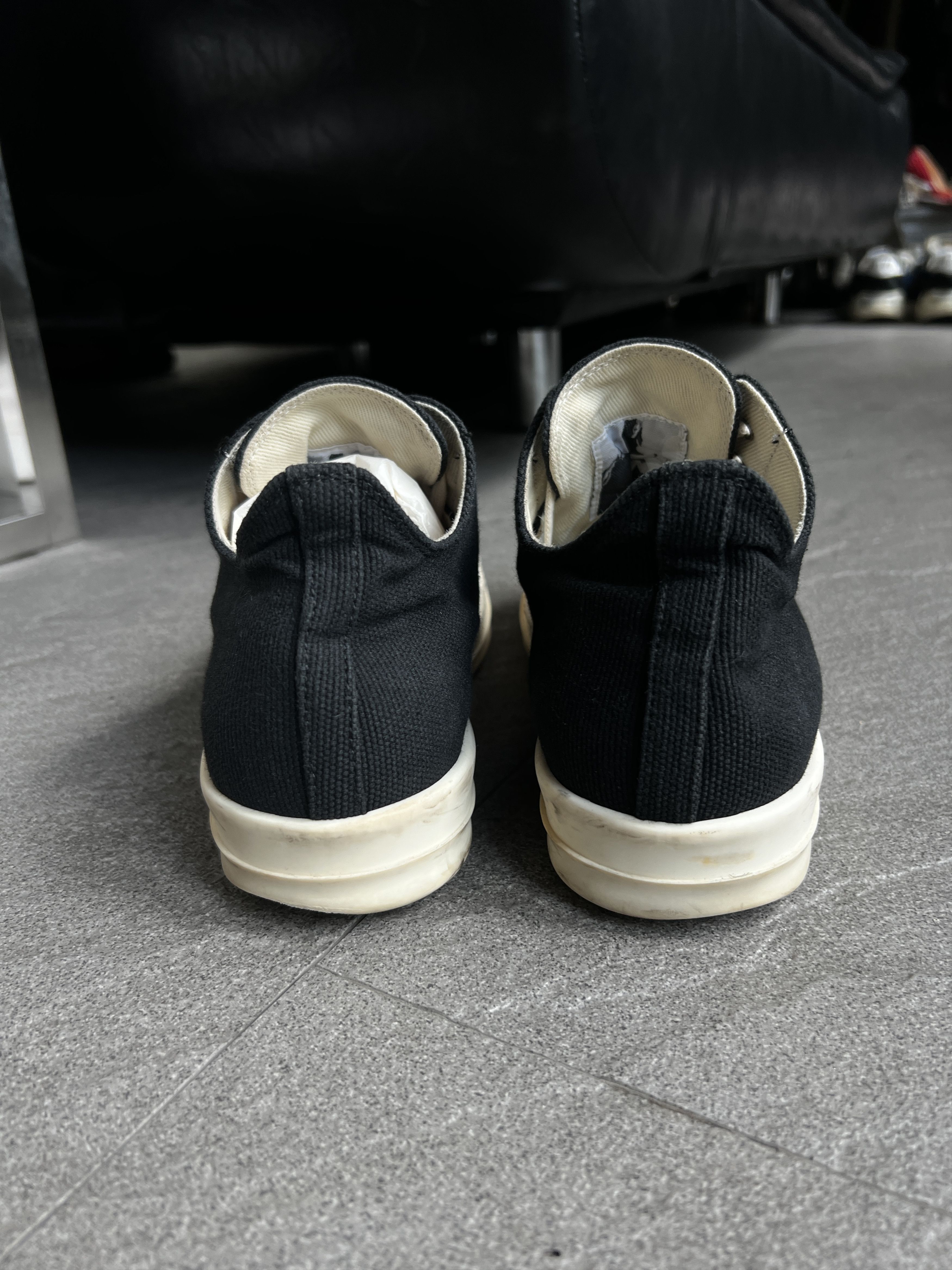 Rick Owens Drkshdw Rick Owens DRKSHDW Low Ramones Canvas EU40 Size US 7 / EU 40 - 5 Thumbnail