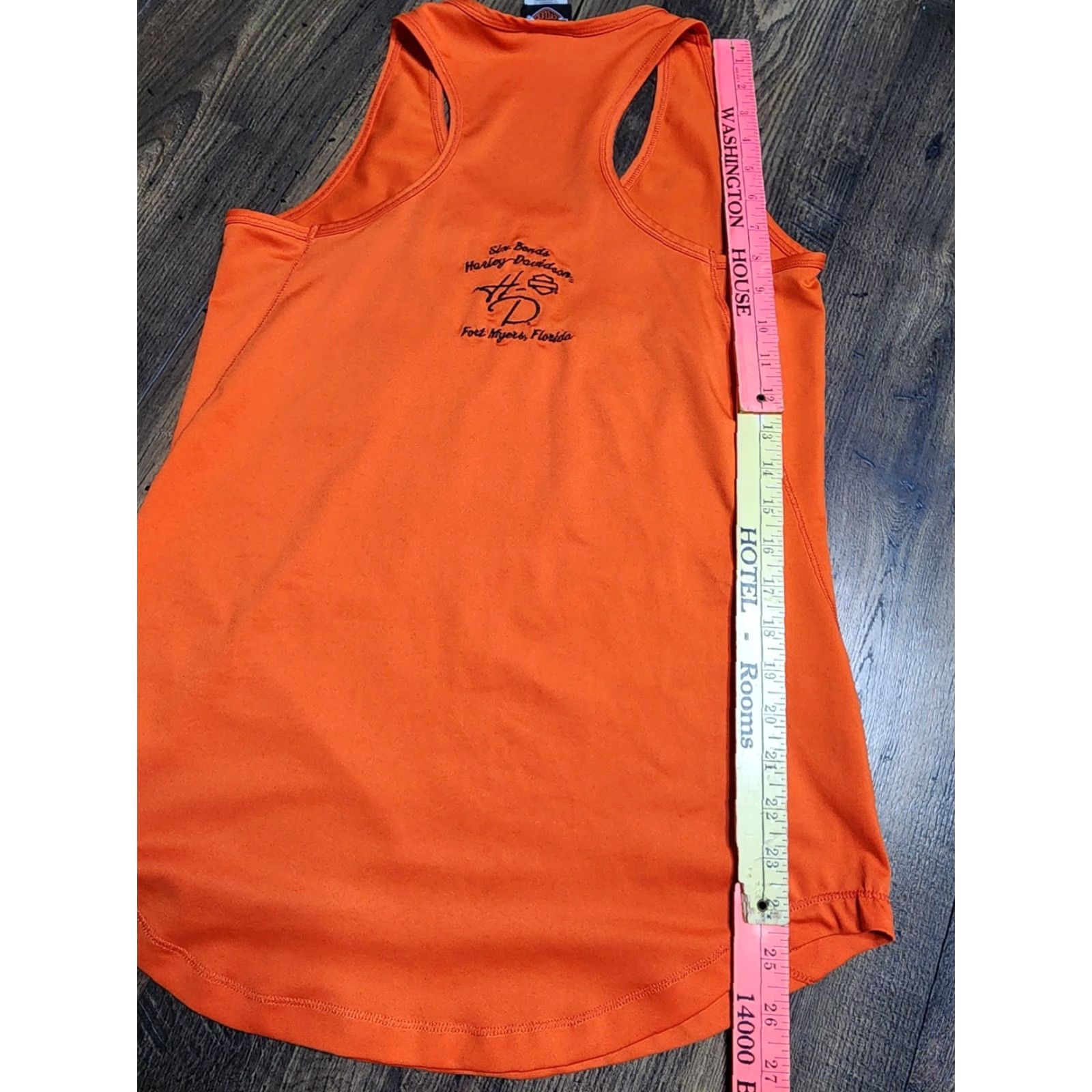 Harley Davidson Harley-Davidson Womens Tank Top Sleeveless Shirt M Six Bends Ft.Myers FL Size M / US 6-8 / IT 42-44 - 2 Thumbnail
