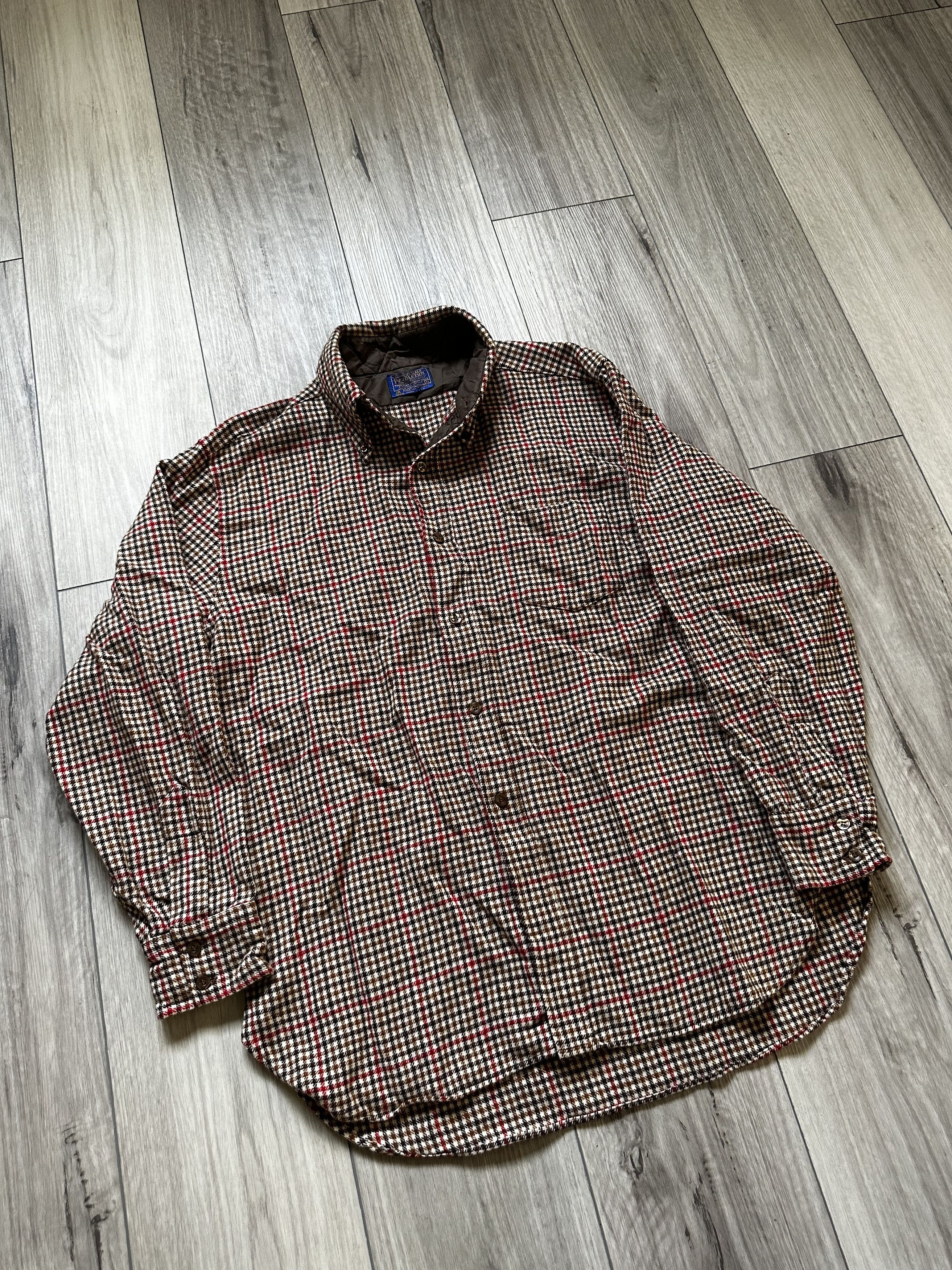 Vintage Pendleton Tartan Wool Button Up Vintage Shirt Size US XL / EU 56 / 4 - 4 Thumbnail