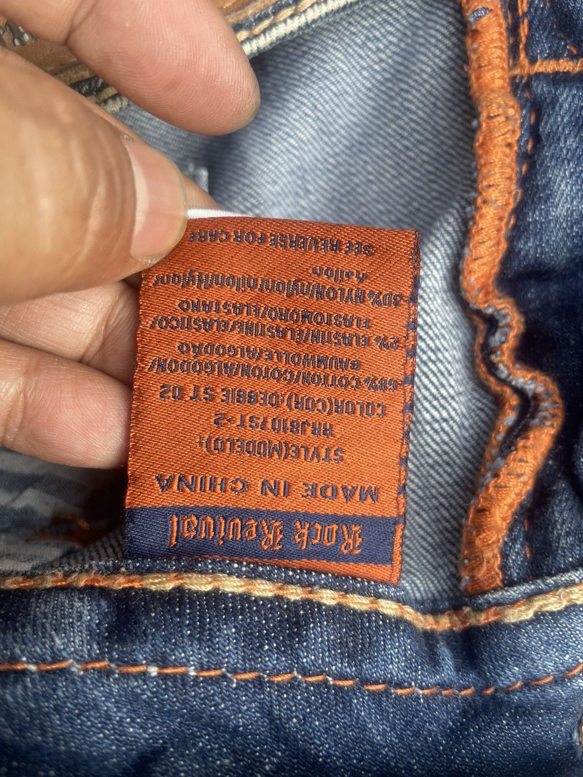 Rock Revival Rock Revival Debbie Straight Distresed Denim Size US 34 / EU 50 - 20 Thumbnail