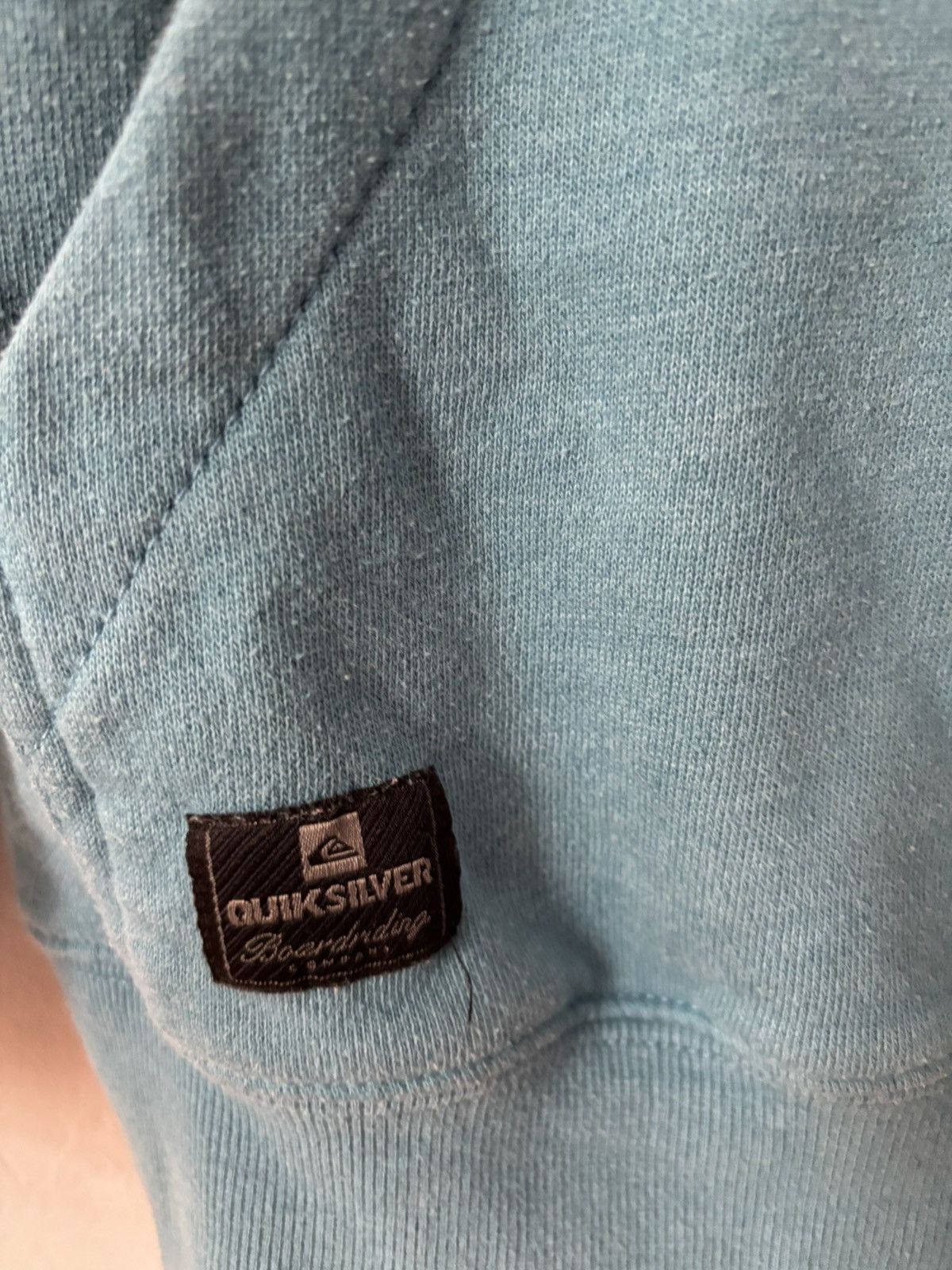 Quiksilver Quiksilver Two-Toned Blue Hoodie Size US M / EU 48-50 / 2 - 2 Thumbnail