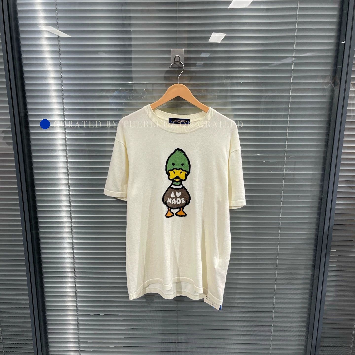 Louis Vuitton Nigo Duck Knit Short Sleeve Tee in White Size US M / EU 48-50 / 2 - 1 Thumbnail
