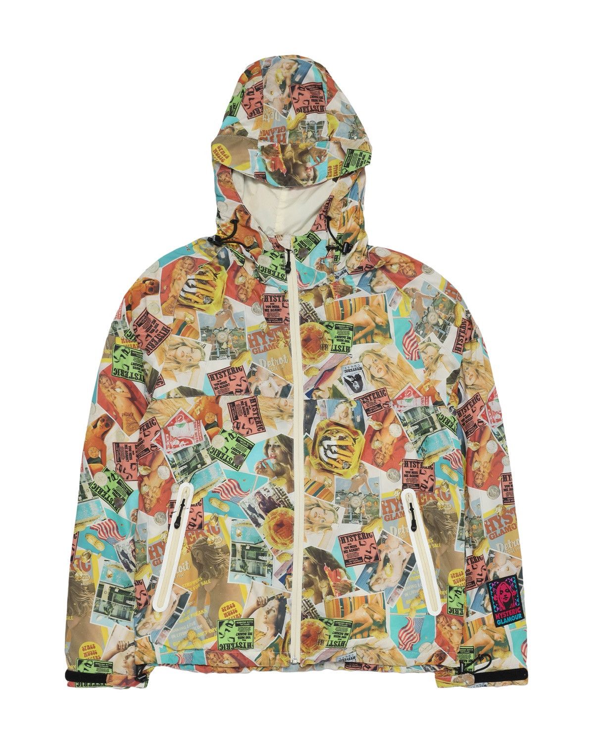 Hysteric Glamour Hysteric Glamour Collage Print Hooded Jacket Size US M / EU 48-50 / 2 - 1 Thumbnail