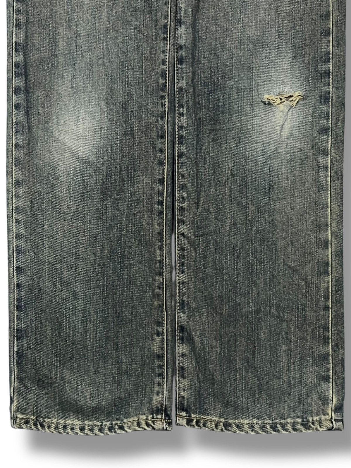 Edwin Vintage Edwin 403 Japan - Faded Wash, Distressed Denim Size US 33 - 6 Thumbnail