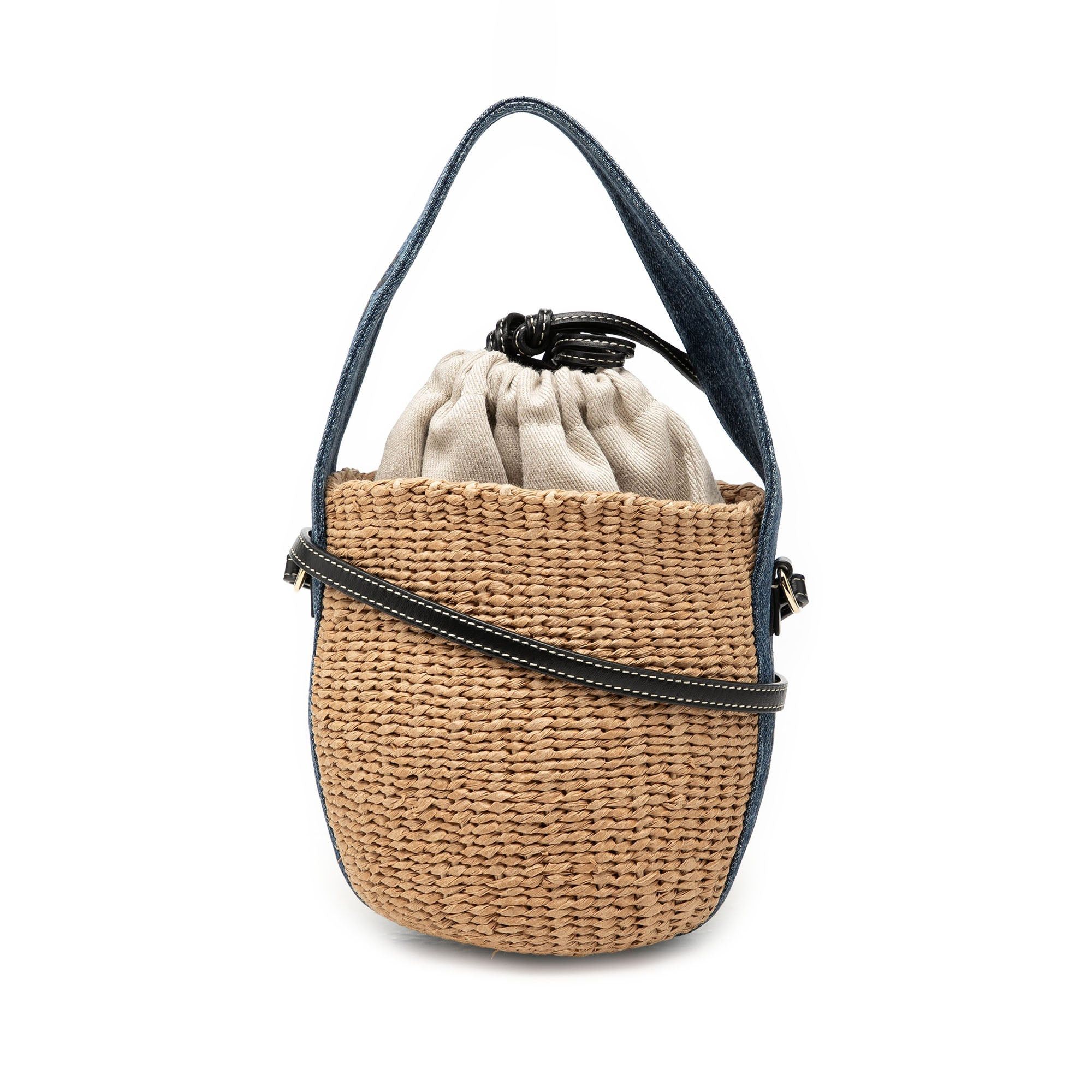 Chloe Raffia Woody Basket Bucket Bag Size ONE SIZE - 1 Thumbnail