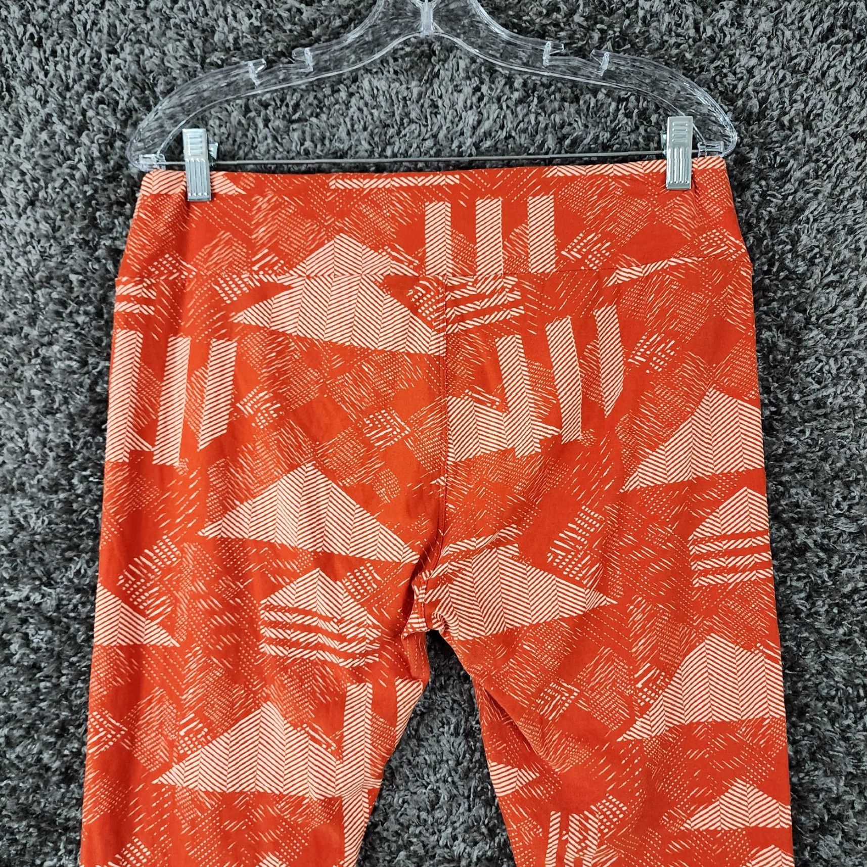 Vintage LuLaRoe Leggings XL Tall Orange Soft Ankle Curvy Inseam 29in Womens Size 40" / US 18 - 8 Thumbnail
