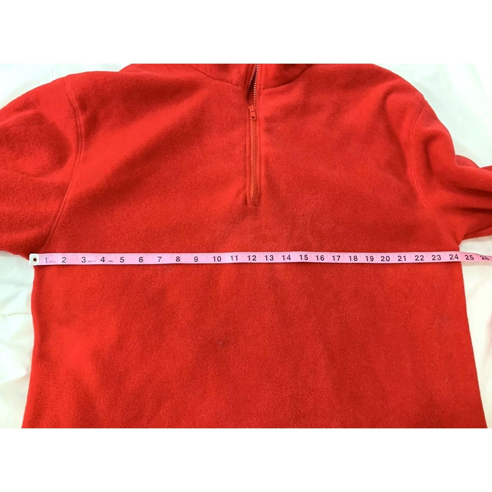 Nautica VINTAGE Nautica 1/4 Zip Fleece Jacket Mens L Red NAUTICA COMPETITION 90s Logo Pullover Jacket Mens Large Red Size US L / EU 52-54 / 3 - 6 Thumbnail