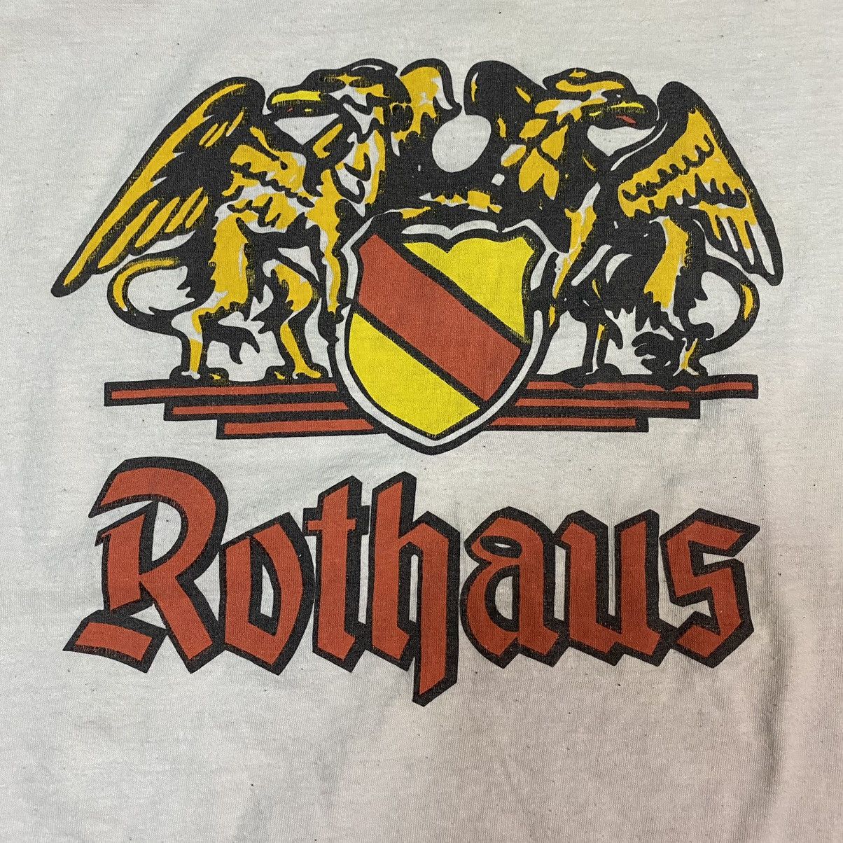 Vintage Vintage 80s 90s ROTHAUS Beer Promo Tee Size US L / EU 52-54 / 3 - 2 Thumbnail