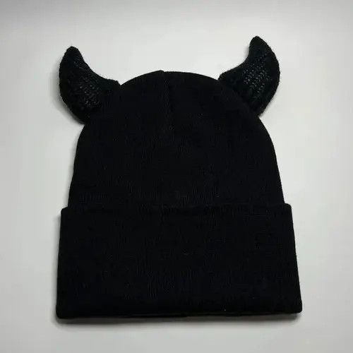 VIBE Black Y2k Horn Hat 2024 Size ONE SIZE - 3 Thumbnail