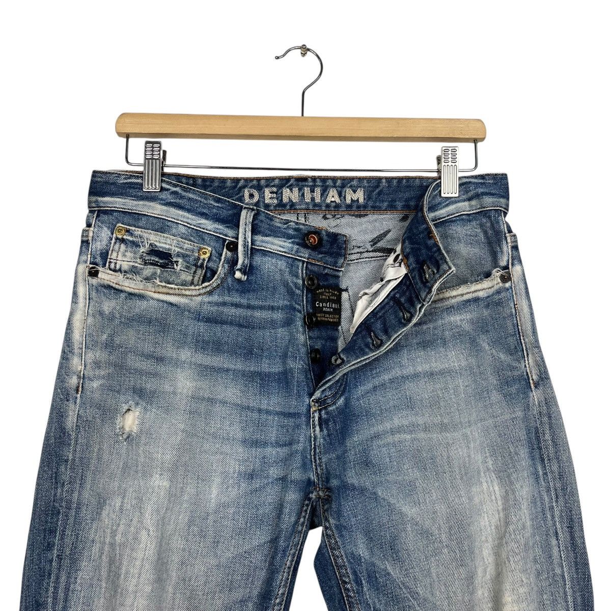 DENHAM Vintage Denham Japan Utility Distressed Denim Jeans Size US 30 / EU 46 - 7 Thumbnail