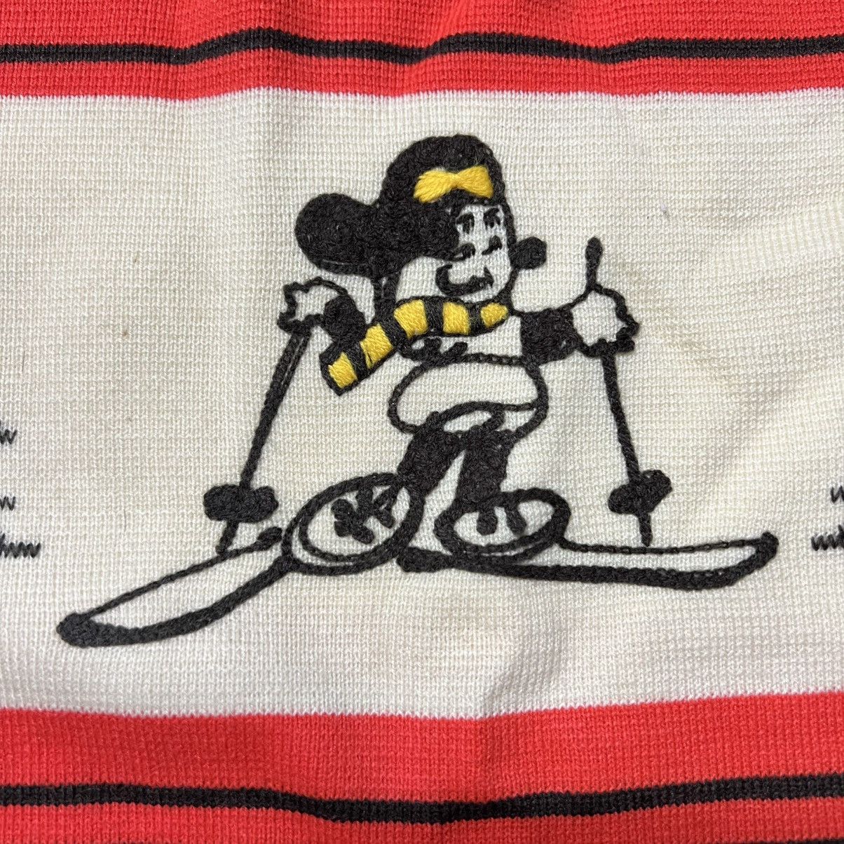 Disney × Mickey Mouse × Vintage Vintage 70’s Disneyland Mickey Mouse Ugly Christmas Sweater Size US L / EU 52-54 / 3 - 6 Thumbnail