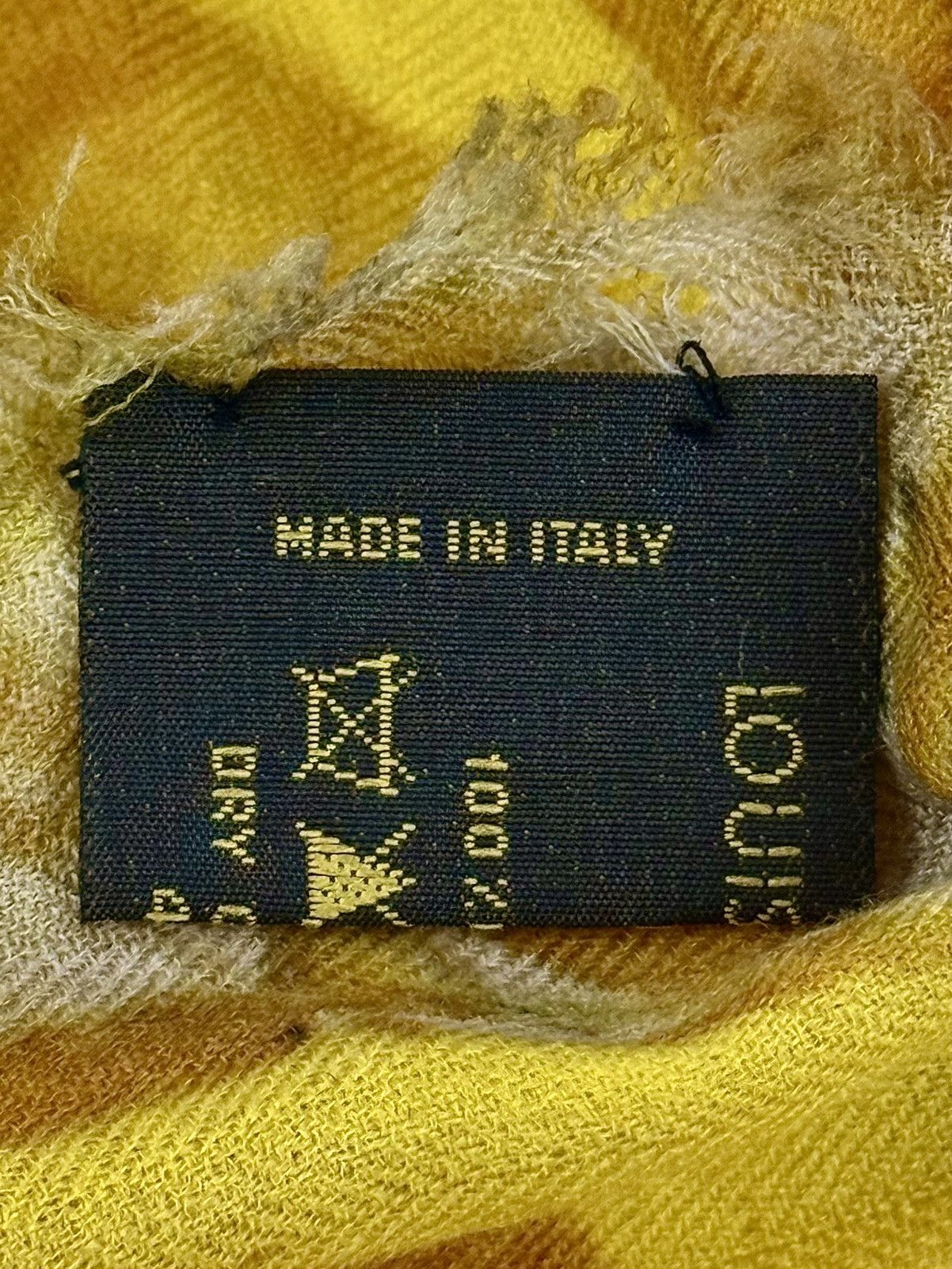 Louis Vuitton Louis Vuitton - Jeff Koons - 2017 - Van Gogh Cashmere Scarf Size ONE SIZE - 12 Thumbnail