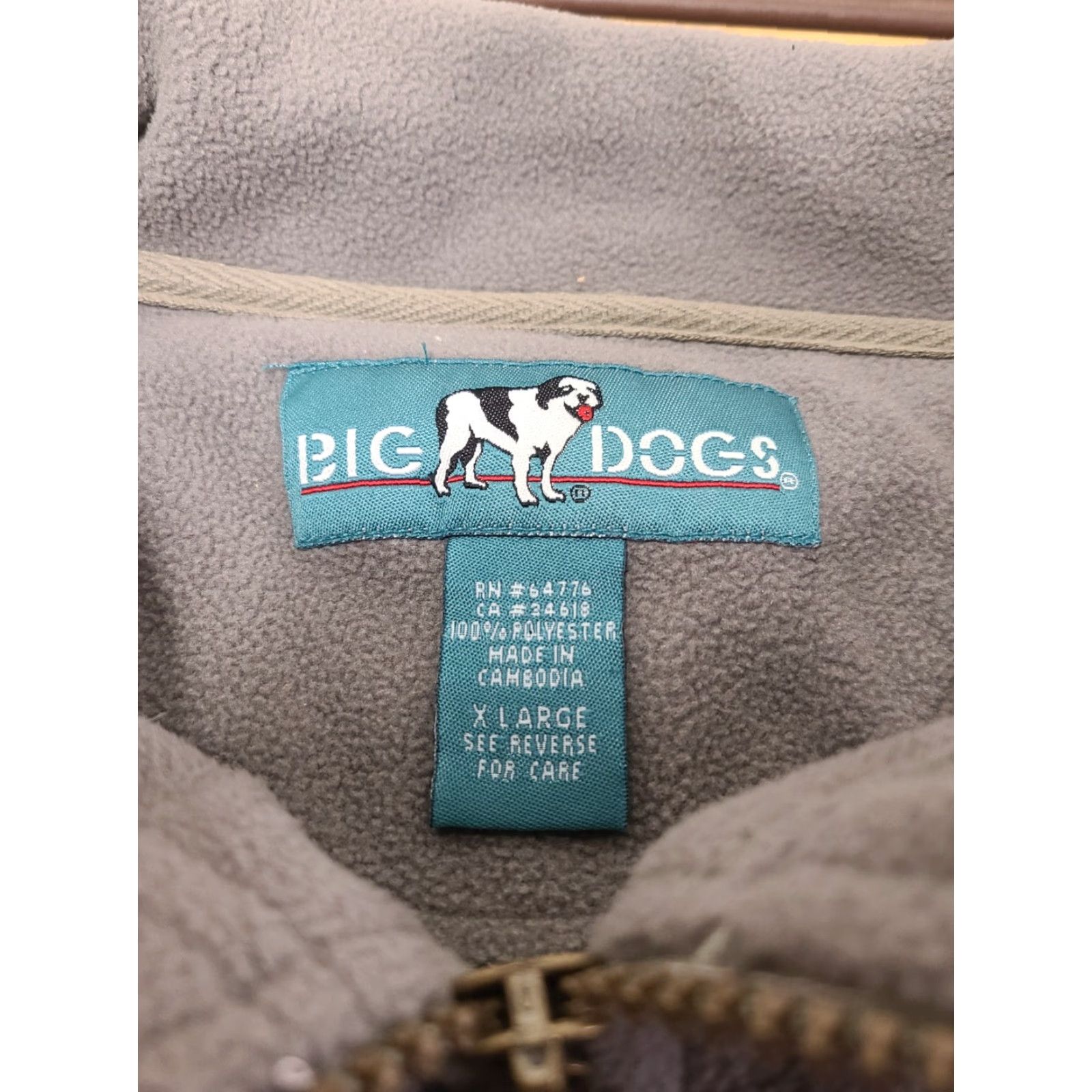 Big Dogs VINTAGE Big Dogs 1/4 Zip Sweater Sweatshirt Pullover Men XL Gray 90s Sweatshirt Pullover Casual Logo Crew Neck Long Sleeve Size US XL / EU 56 / 4 - 5 Thumbnail