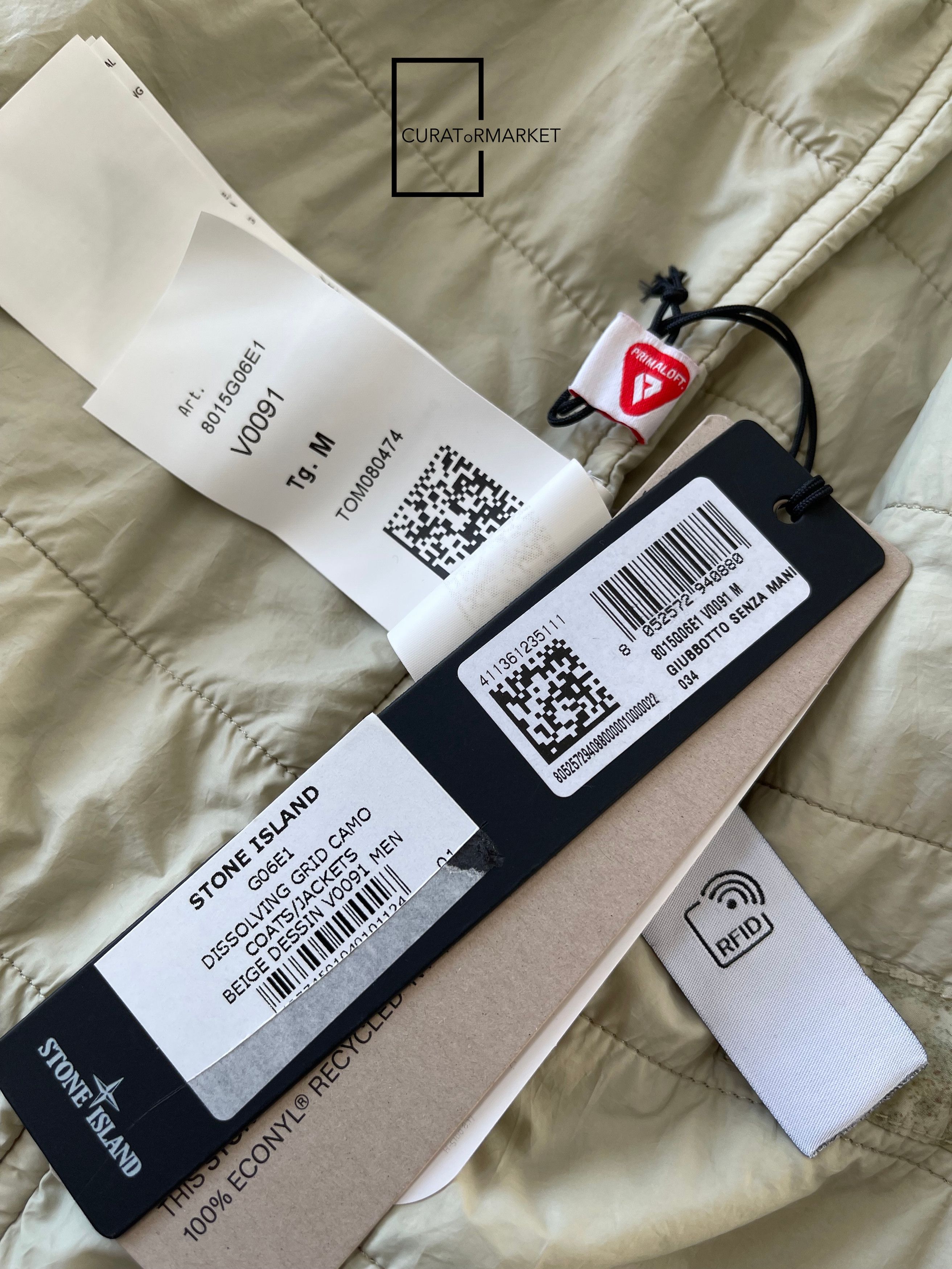 Stone Island M Dissolving Grid Camo Cargo Puff Vest Econyl Primaloft SS24 Size US M / EU 48-50 / 2 - 9 Thumbnail