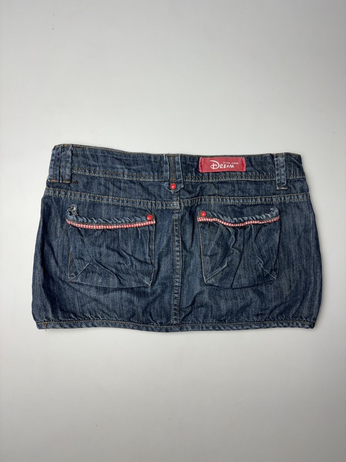Vintage Vintage balloon style mini denim skirt Size 30" / US 8 / IT 44 - 2 Thumbnail