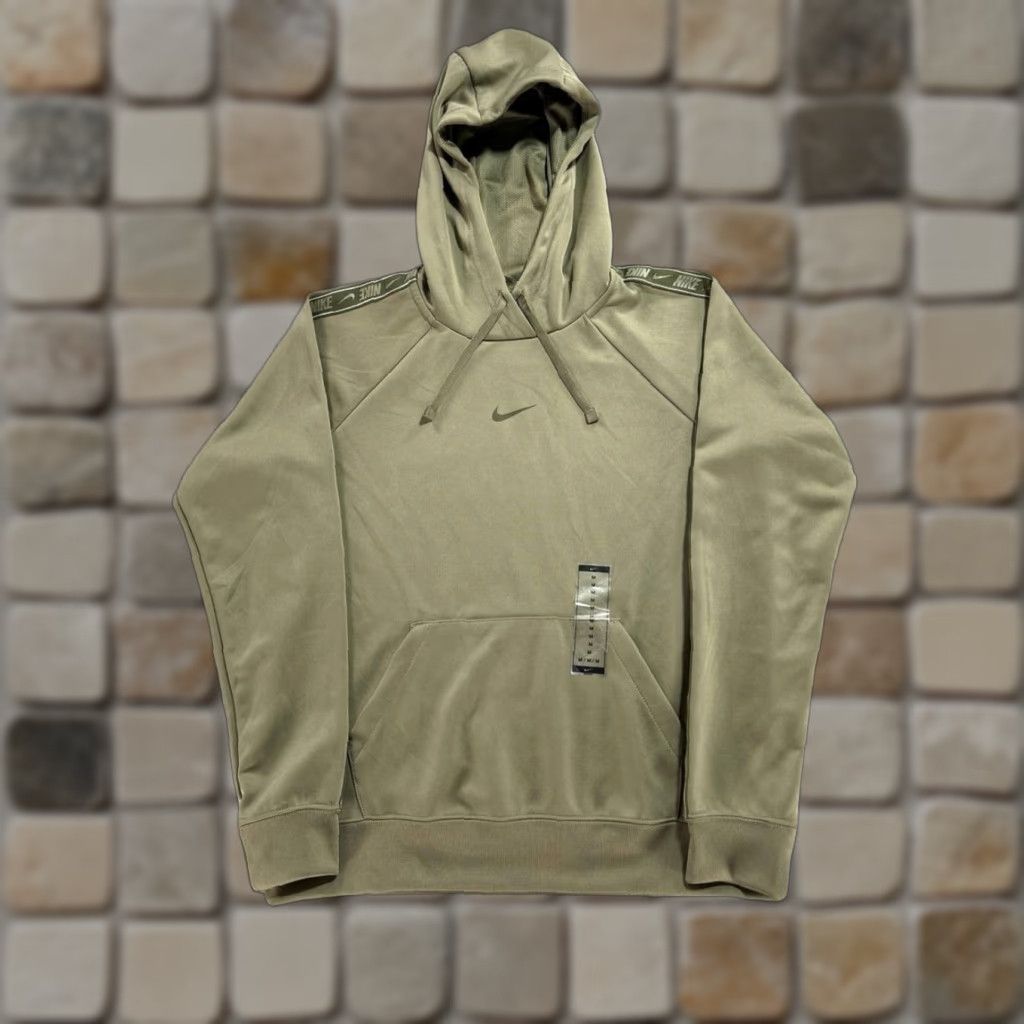 Nike Nike Hoodie Mens Medium Green Running Pullover Center Swoosh Size US M / EU 48-50 / 2 - 1 Thumbnail