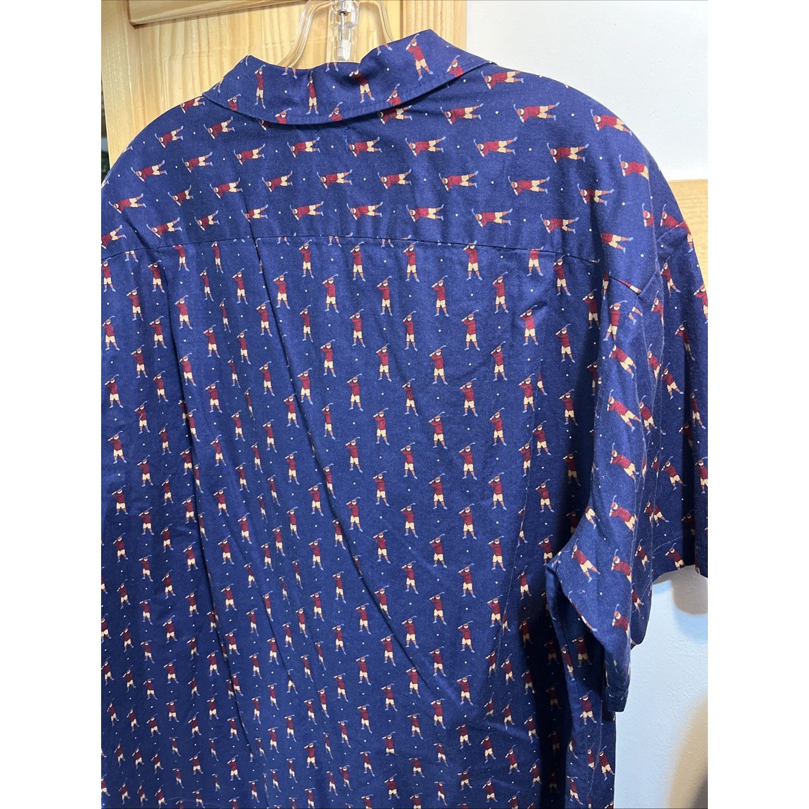 Other Mercedes VTG Men’s XL Navy Short Sleeve Golf Print Cotton Size US XL / EU 56 / 4 - 9 Thumbnail
