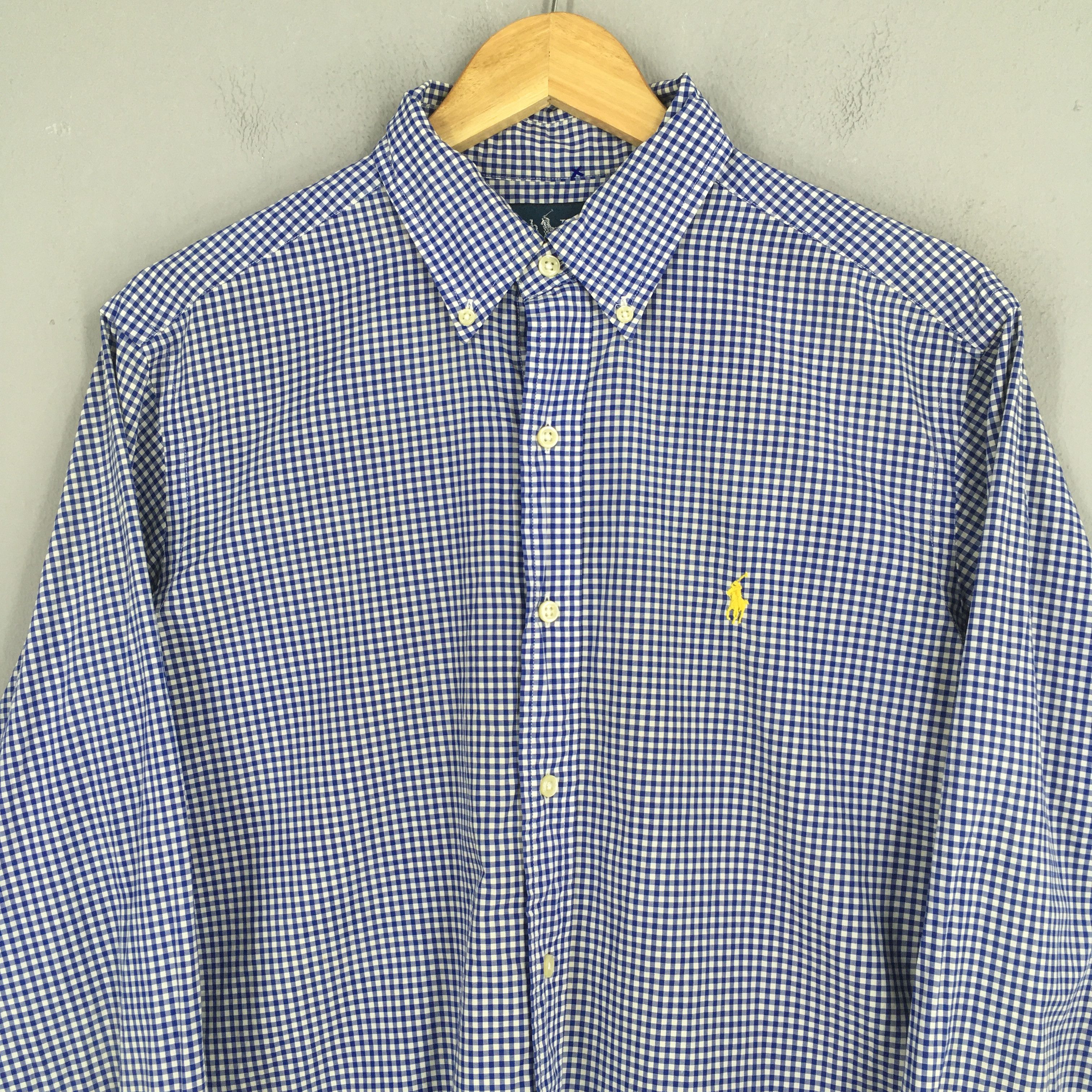 Polo Ralph Lauren Vintage Polo Ralph Lauren Checkered Shirt Medium Size US M / EU 48-50 / 2 - 2 Thumbnail