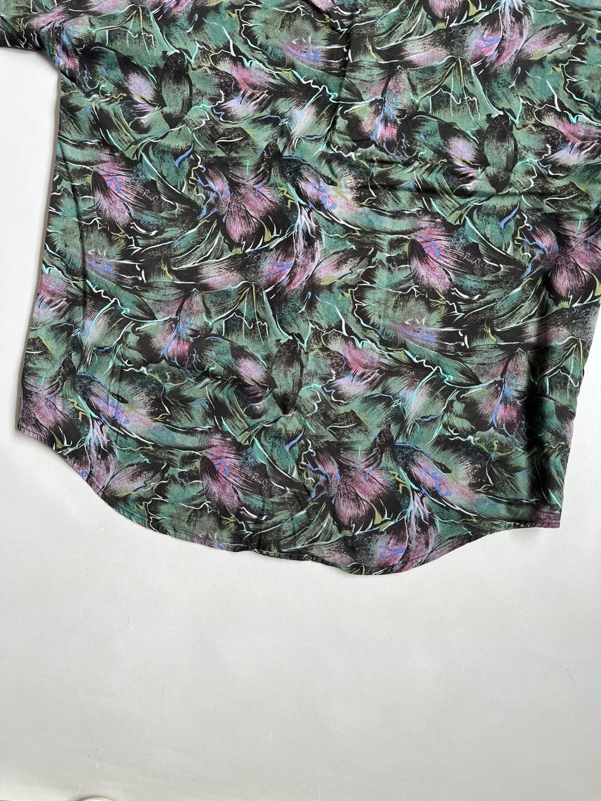 Towncraft Vintage 90s Towncraft Floral Rayon Usa Made Hawaiian Shirt Size US XL / EU 56 / 4 - 17 Thumbnail