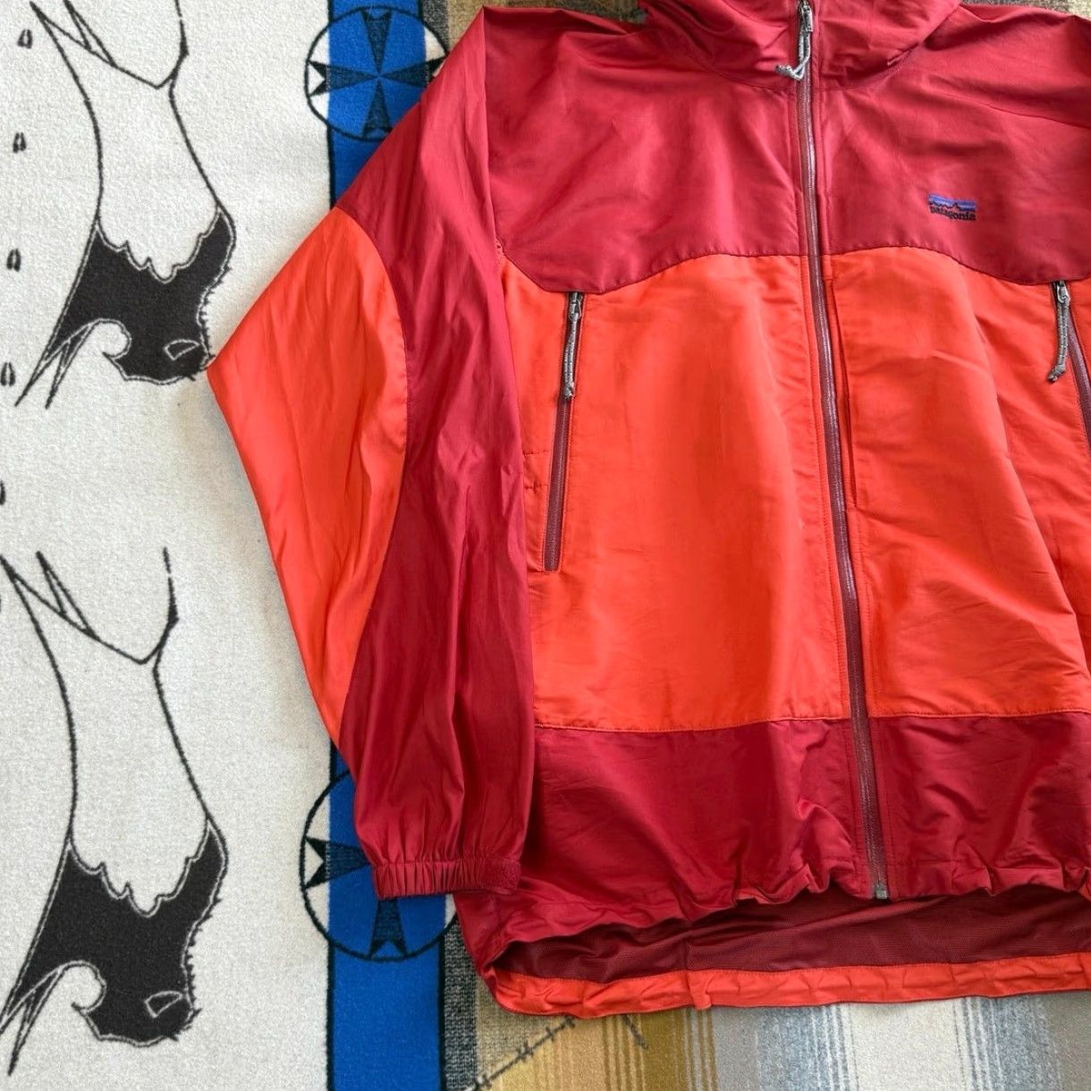 Patagonia VINTAGE Patagonia Mountain Parka Regulator Rain Jacket XL Men Red Windbreaker Zip Jacket Fall 2002 Outdoor Nature Hiking Mens Size US XL / EU 56 / 4 - 4 Thumbnail
